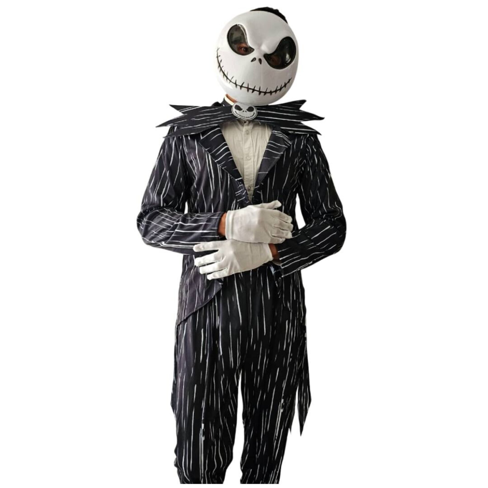 Disfraz Jack Skellington Traje Rey Calabaza Skeleto Pesadilla antes de Navidad - 7