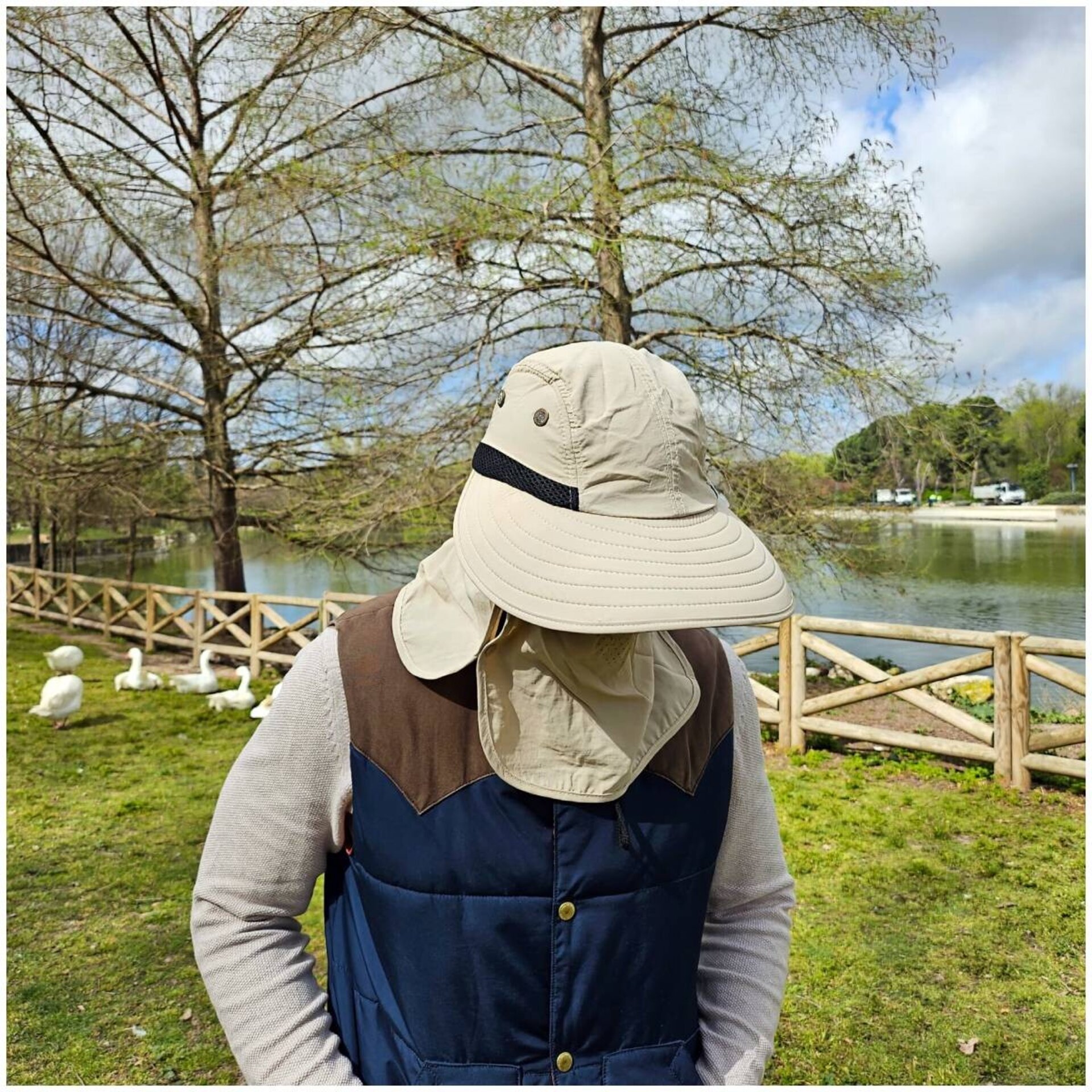 Sombrero de Pescador Desmontable Unisex para Camping Senderismo Montaña Safari - 12