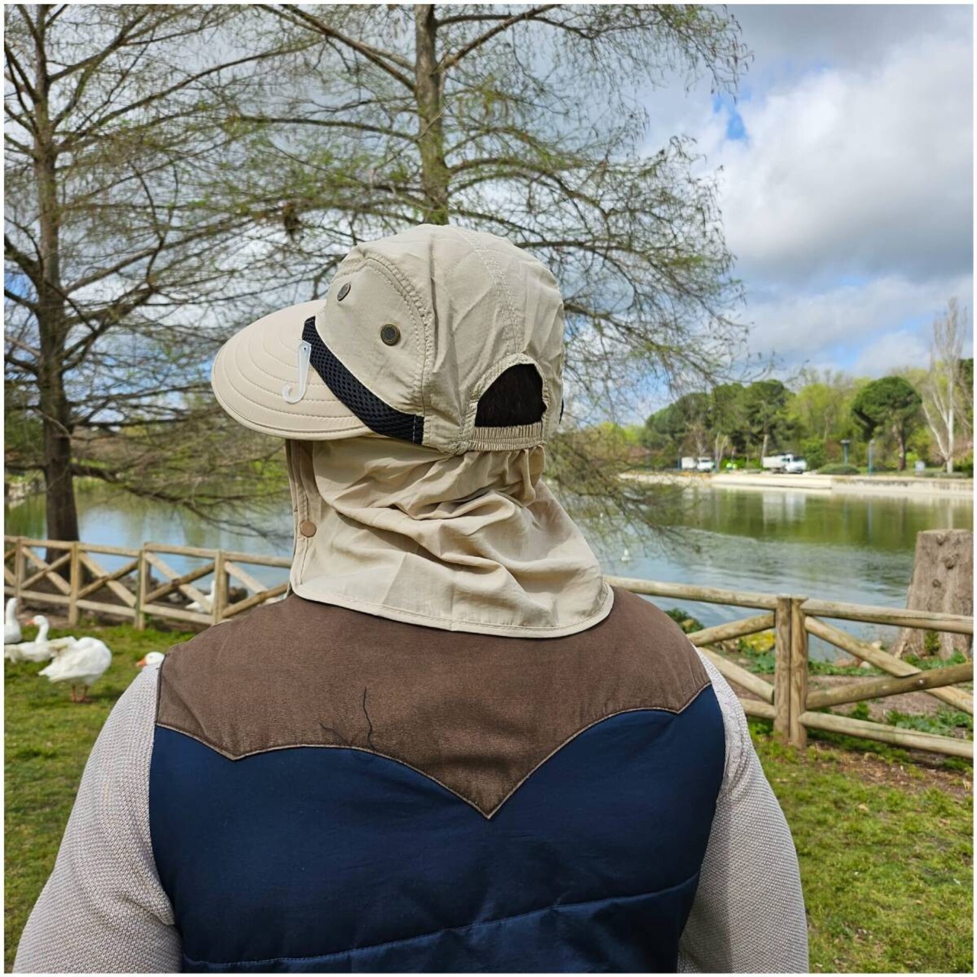 Sombrero de Pescador Desmontable Unisex para Camping Senderismo Montaña Safari - 6