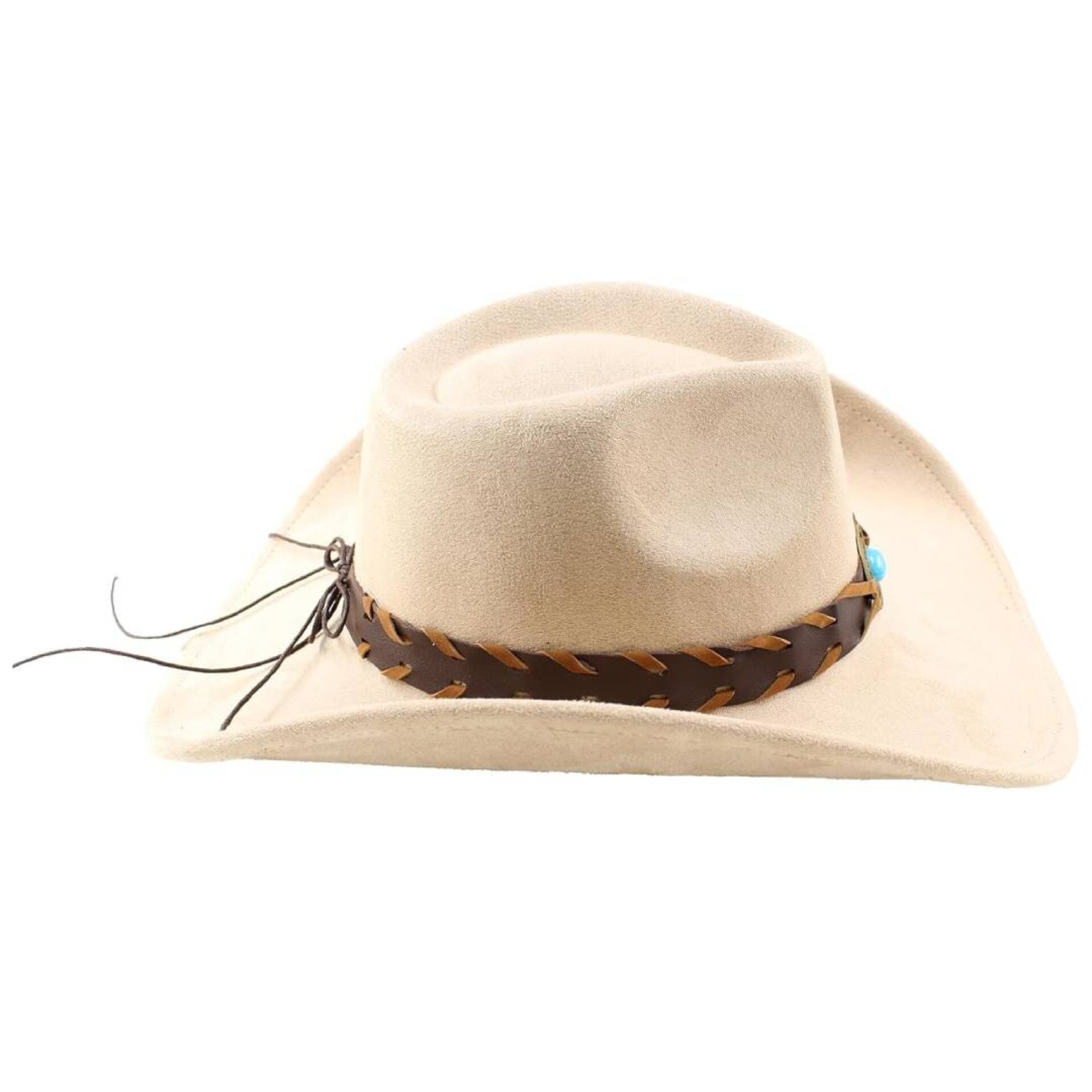 Sombrero Vaquero Cowboy Cowgirl Western Rodeo Unisex Blanco - 3