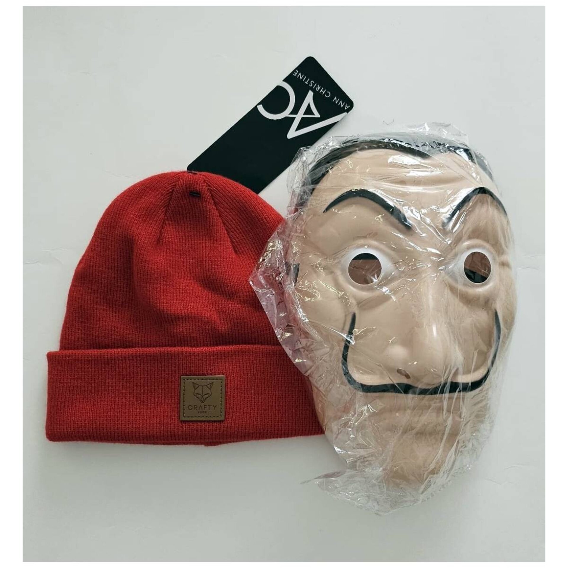 Máscara El Salvador Dalí La Casa de Papel Gorro Rojo - 4
