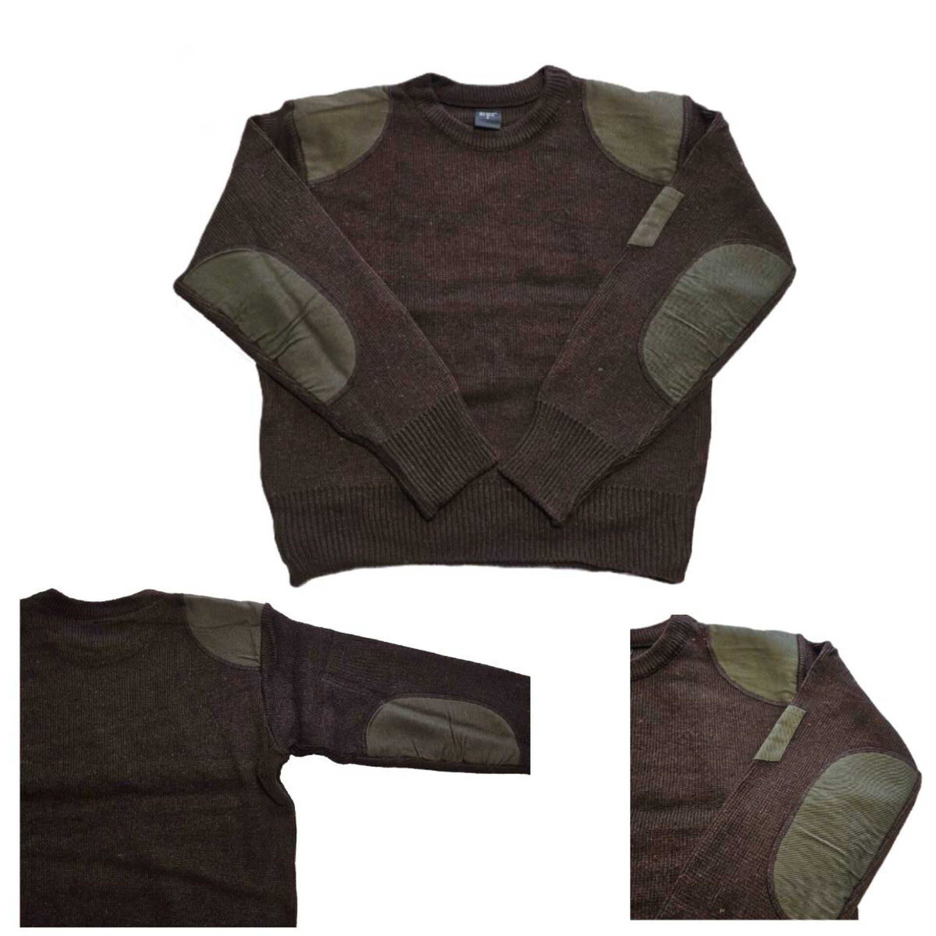 Jersey cuello redondo con mangas largas punto grueso acrilico para Hombre - 7