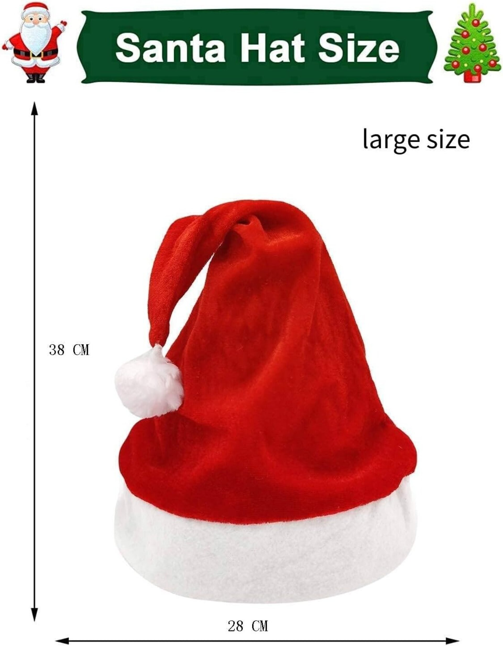 Disfraz de Papá Noel de lujo para hombre Adulto Traje Santa Claus Talla XL-XXL - 4