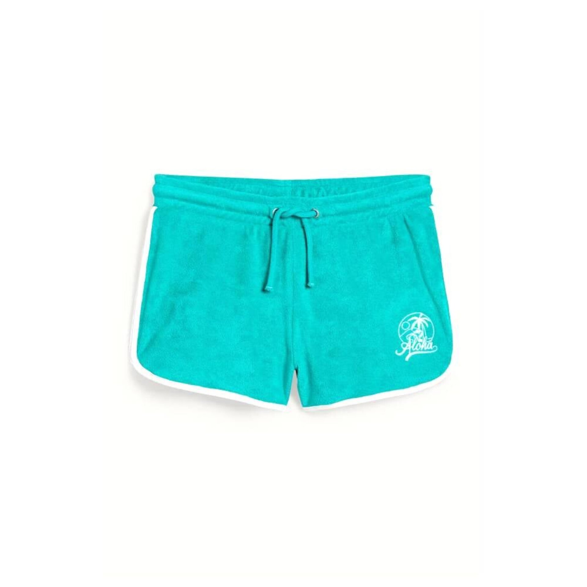 Shorts Verdes de Rizo Pantalón Corto para Niñas de 10 a 14 años - 6