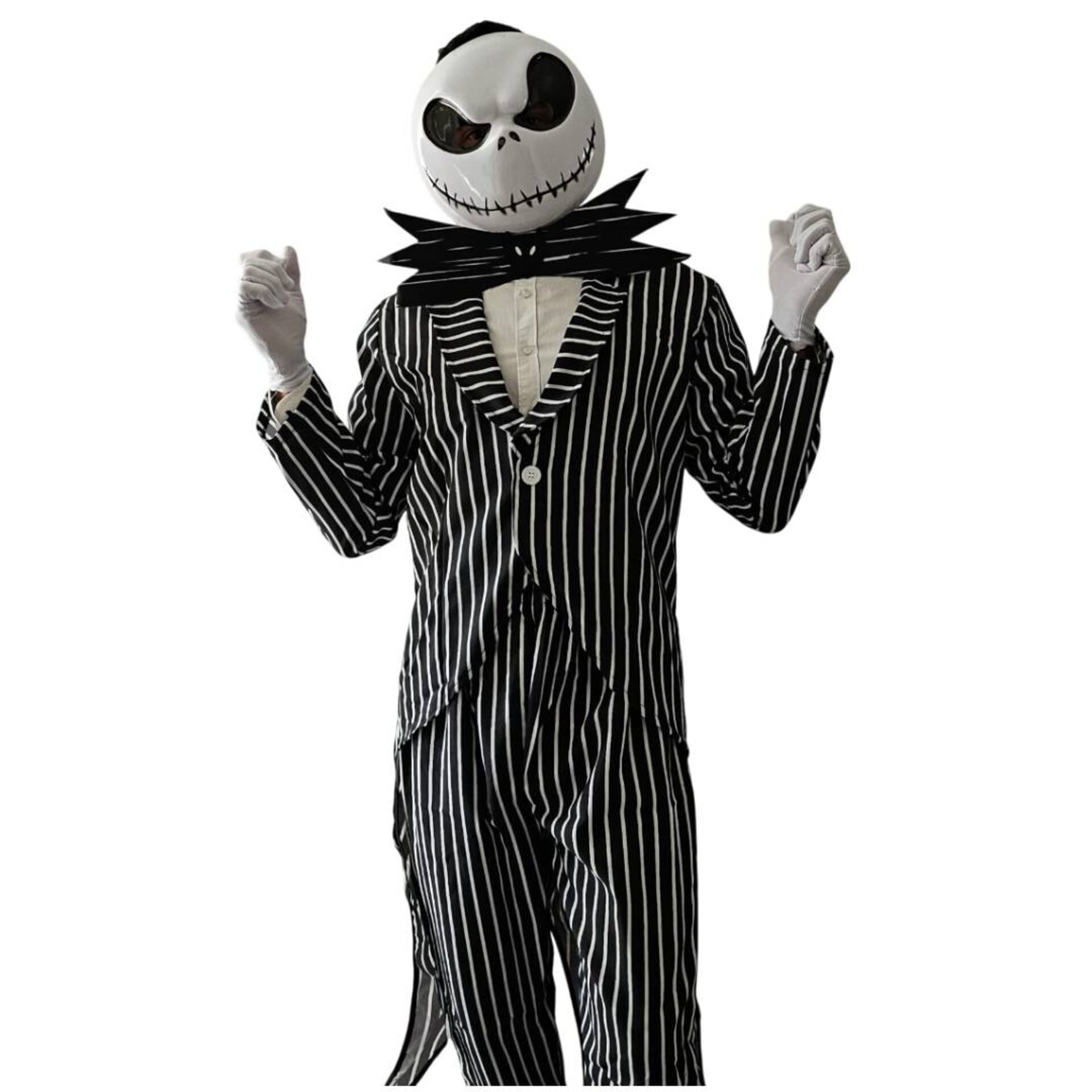 Disfraz Jack Skellington Traje Rey Calabaza Skeleto Pesadilla antes de Navidad - 4