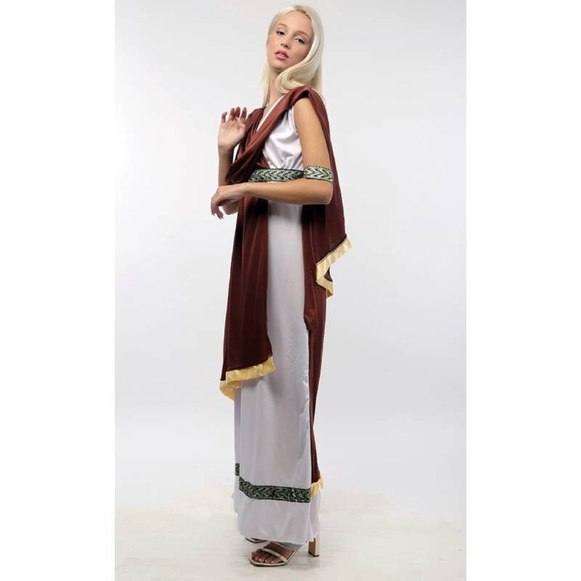 Disfraz Romana Diosa Princesa Griega Vestido Atenea Mujer adulto S-M-L - 4