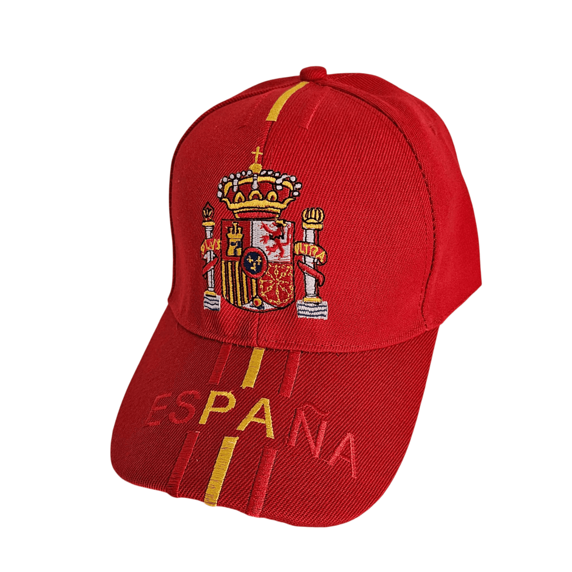 Gorras de España Azul y Roja | Gorra Bordada Bandera España Escudo Real - 11