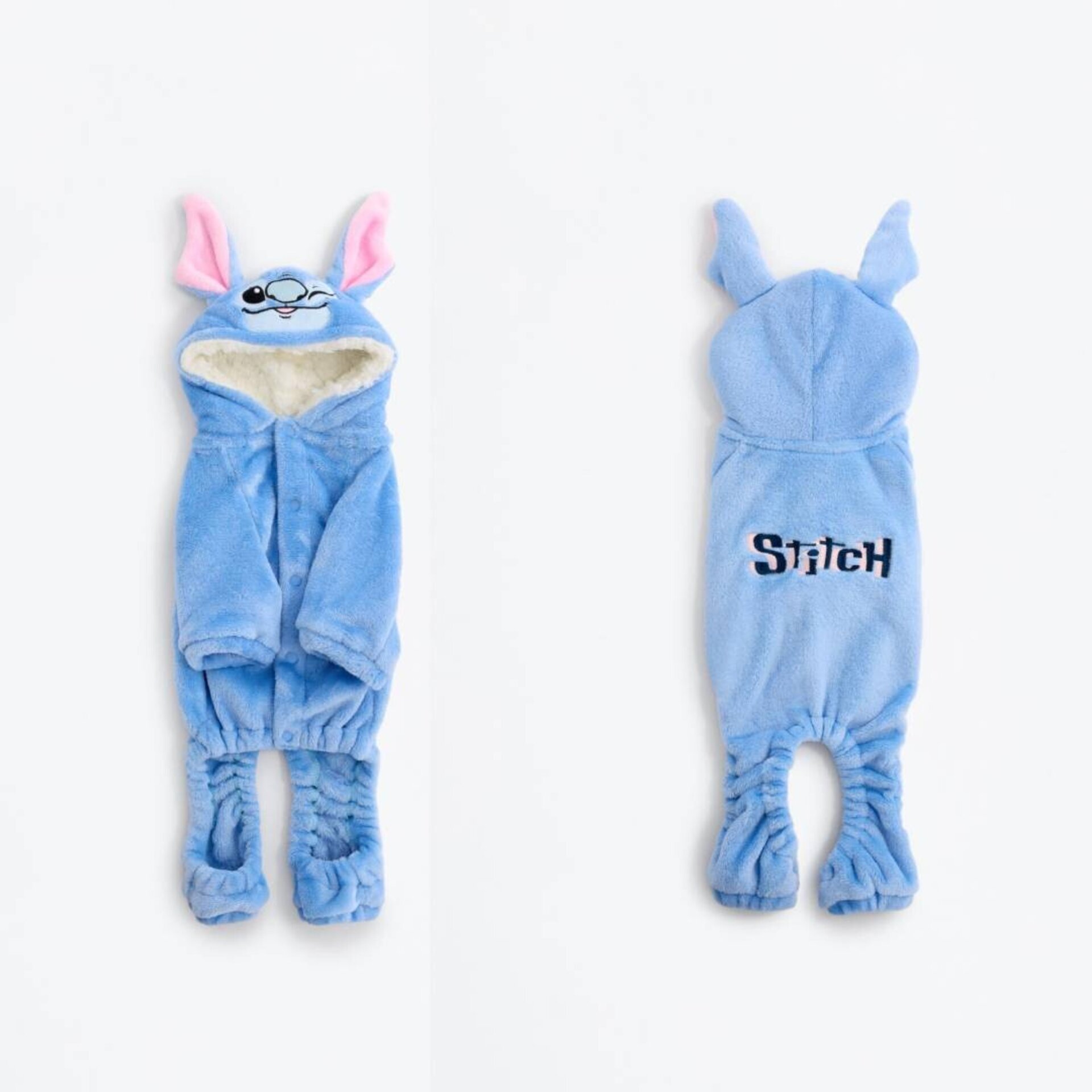 Pijama para Perros Stitch Disney – Disfraz Suave y Aterciopelado Azul | Mascotas - 2