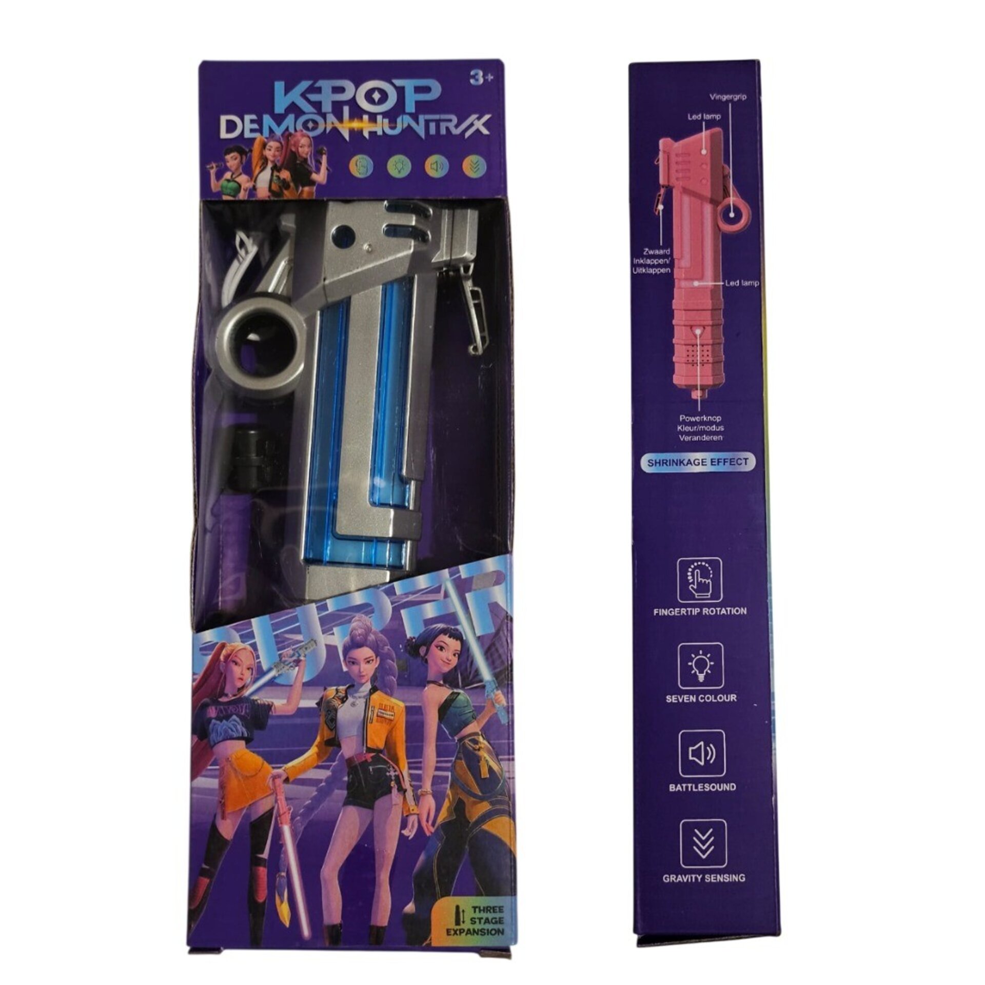 ESPADA K-POP DEMON HUNTRAX RECARGABLE LUZ LED - 8