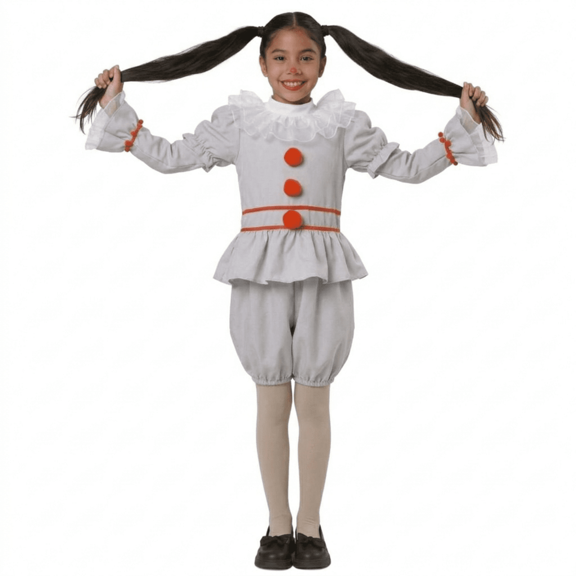 Disfraz de Payasa Terrorífica para Niñas Pennywise Payaso IT Halloween Carnaval - 6