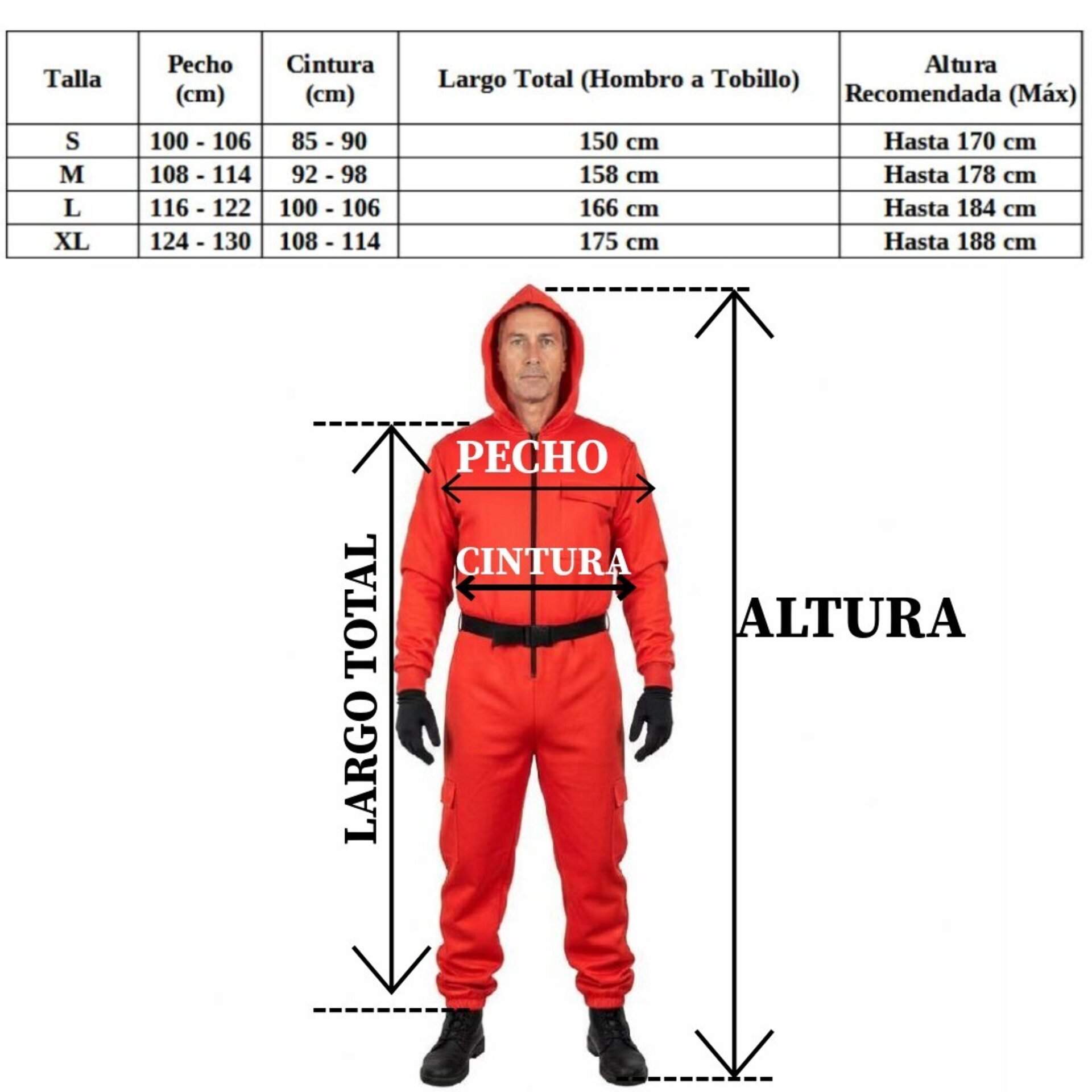 Disfraz Juego del calamar Guardia Soldado Enmascarado Circulo Squid Game Adulto - 10