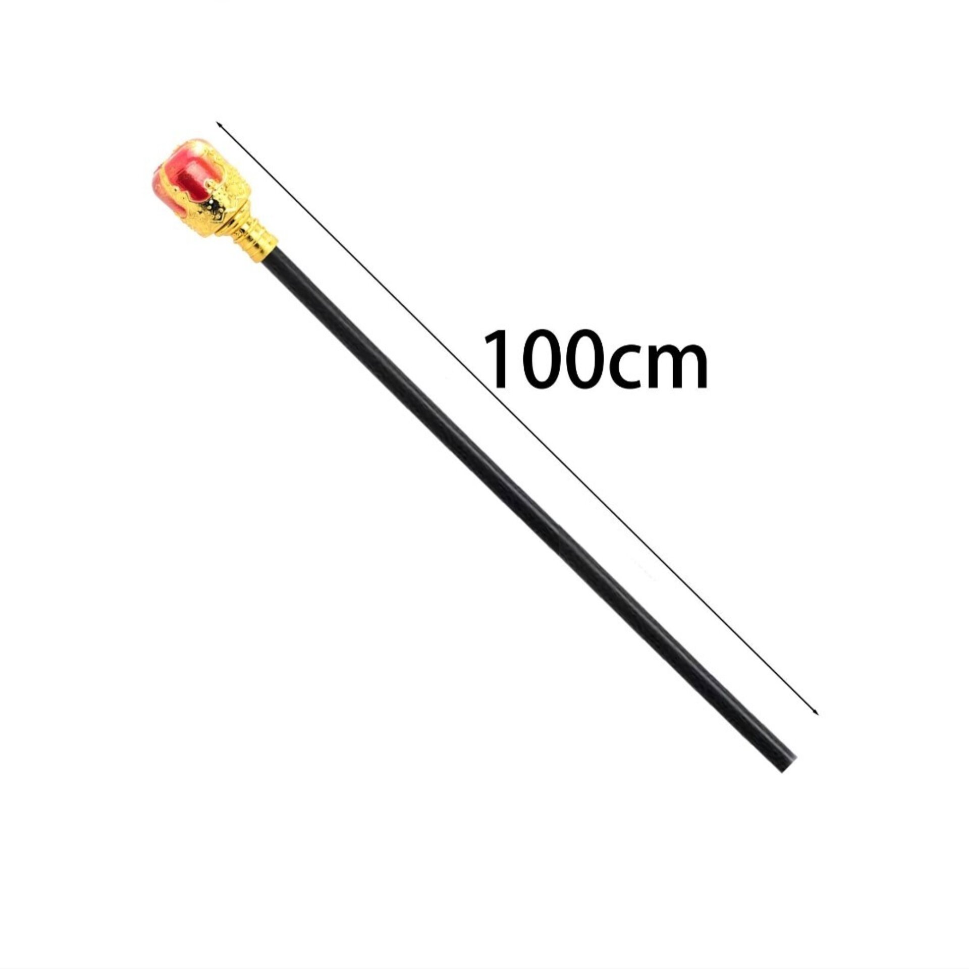 Capa Rey Mago Lujo Burdeos 140cm | Corona Ajustable + Bastón | Accesorio Navidad - 8