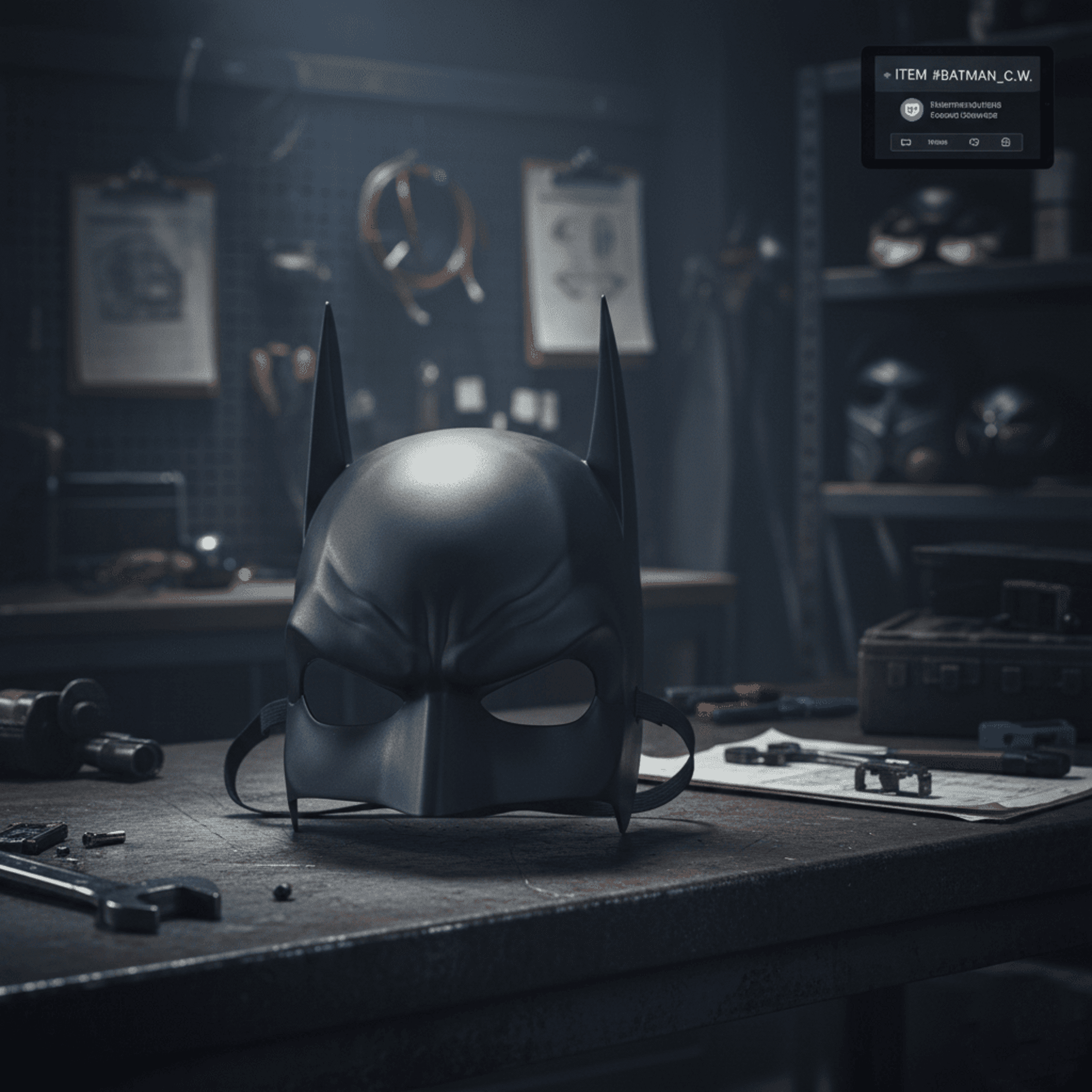 Máscara Batman para Niños Adulto Murciélago Careta Disfraz Halloween Carnaval - 6