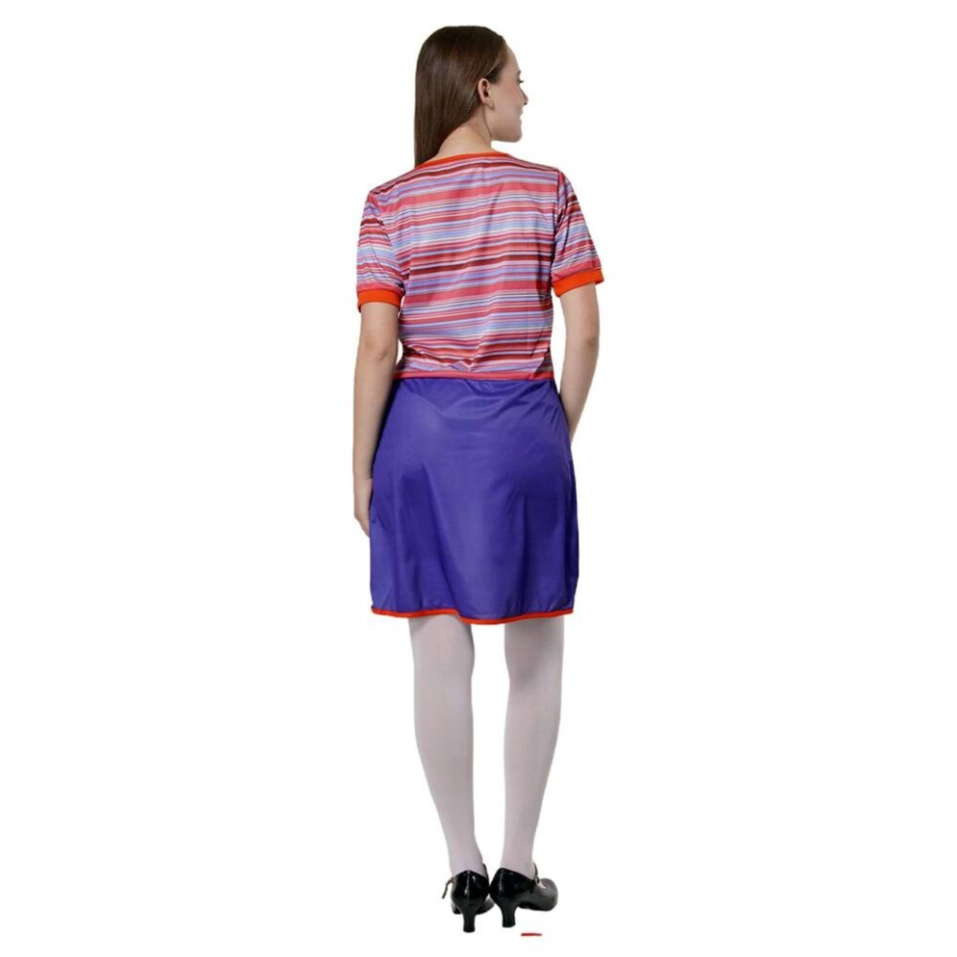 Disfraz Muñeca Malvada Vestido Mujer Adulta la Novia de Chucky Terror Halloween - 5