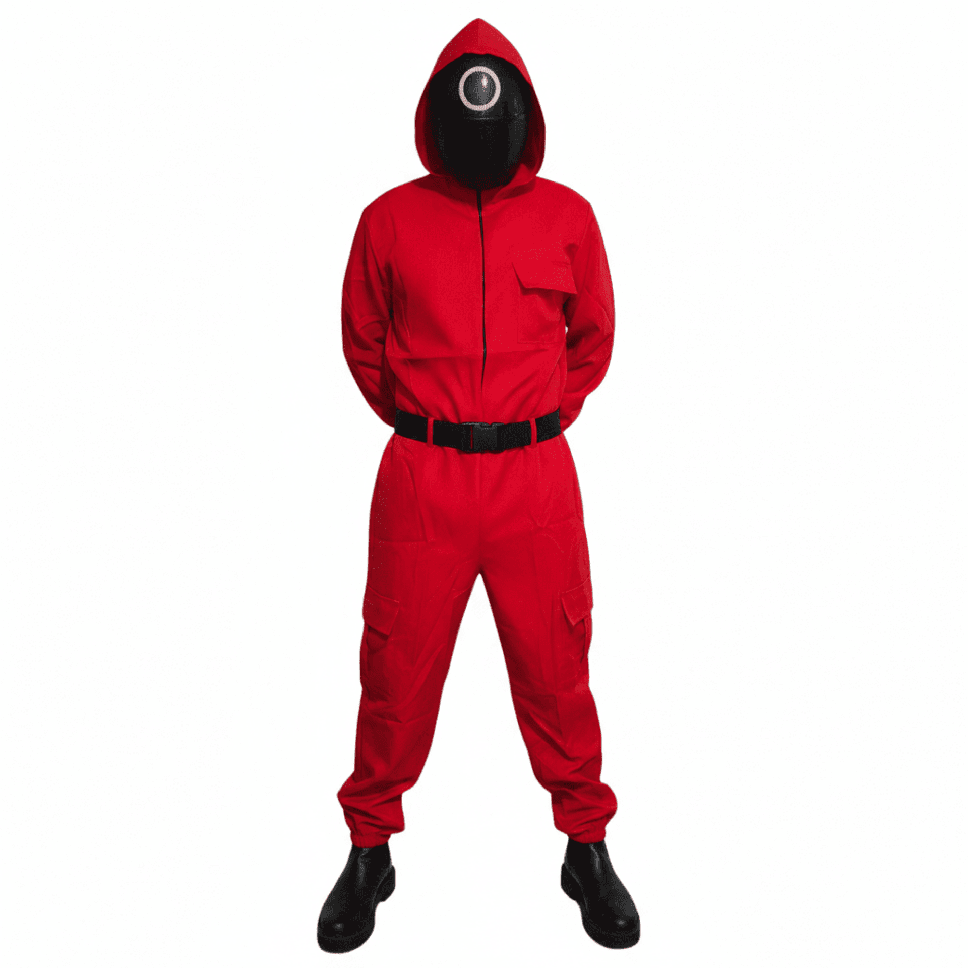 Disfraz Juego del calamar Guardia Soldado Enmascarado Circulo Squid Game Adulto - 4