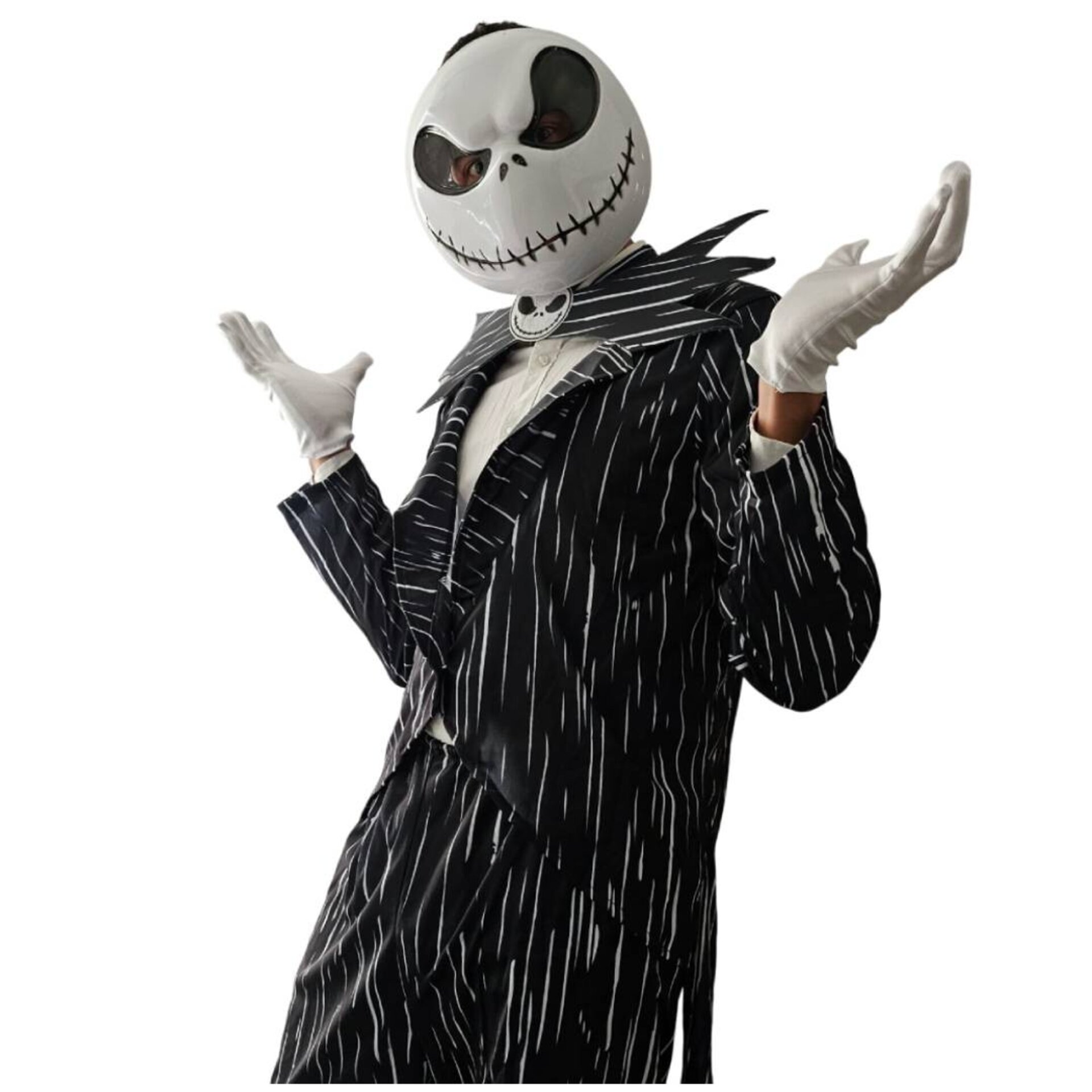 Disfraz Jack Skellington Traje Rey Calabaza Skeleto Pesadilla antes de Navidad - 4