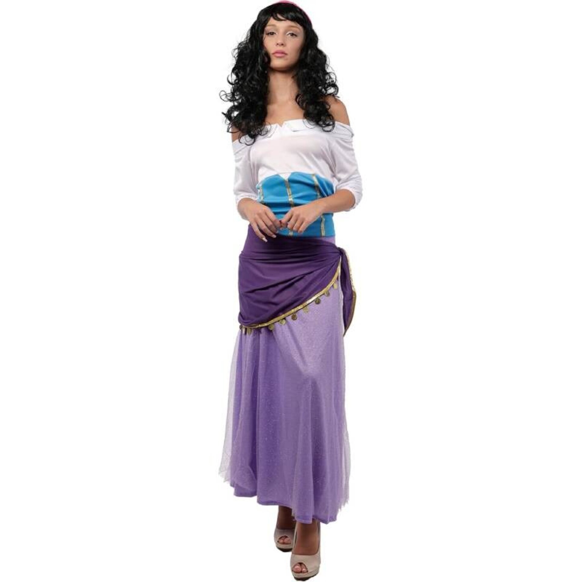 Disfraz Esmeralda Jorobado De Notre Dame princesa para adulto S-M-L - 4