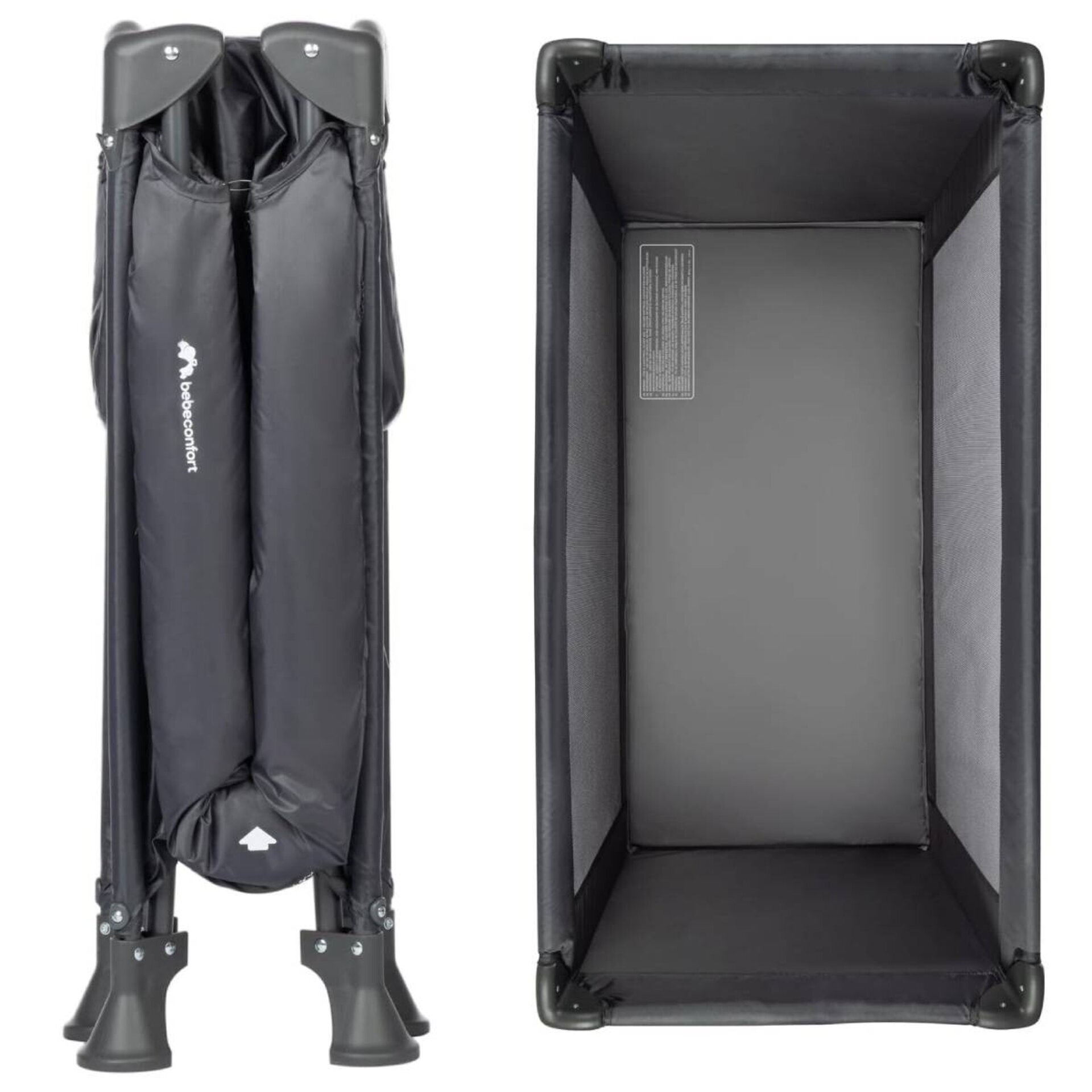 Cuna de bebé portátil de viaje, Cama plegable ajustable para Bebes hasta 15 kg - 8