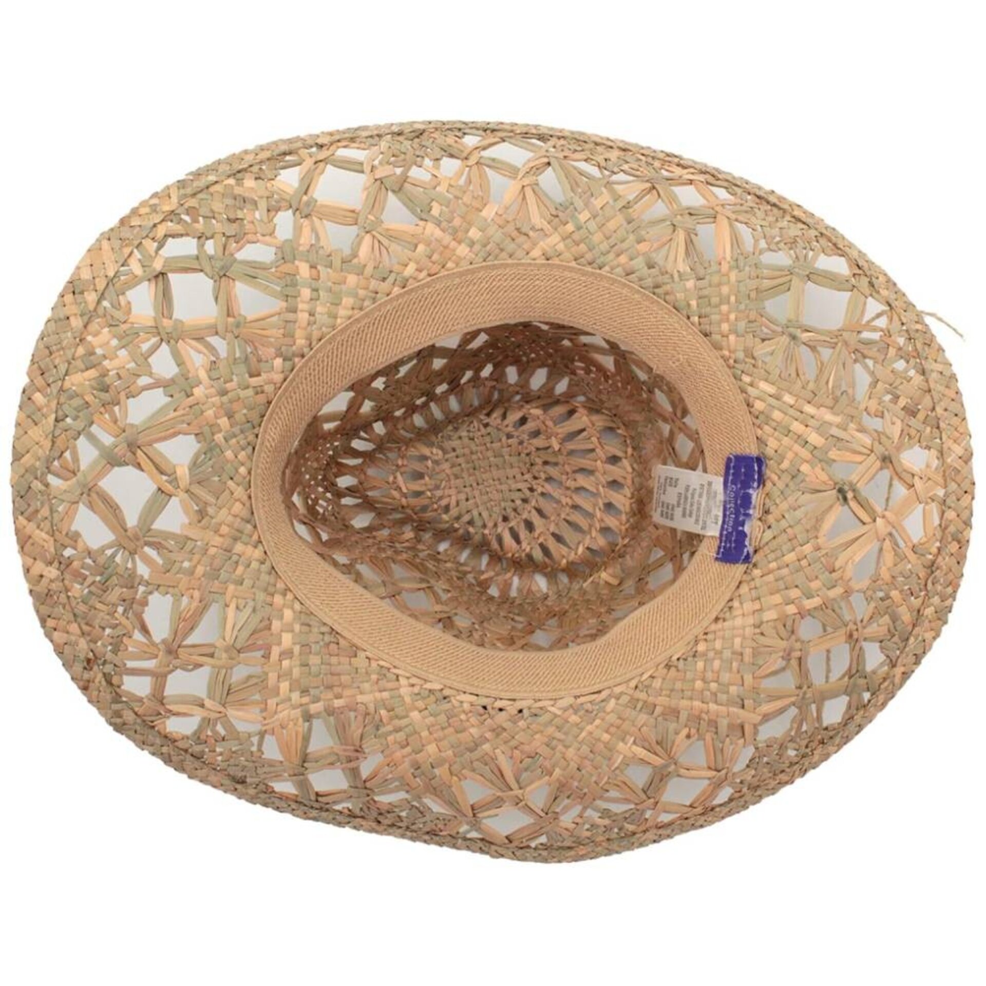 Sombrero Paja Natural Unisex Cowboy Country Talla Ajustable Western - 2