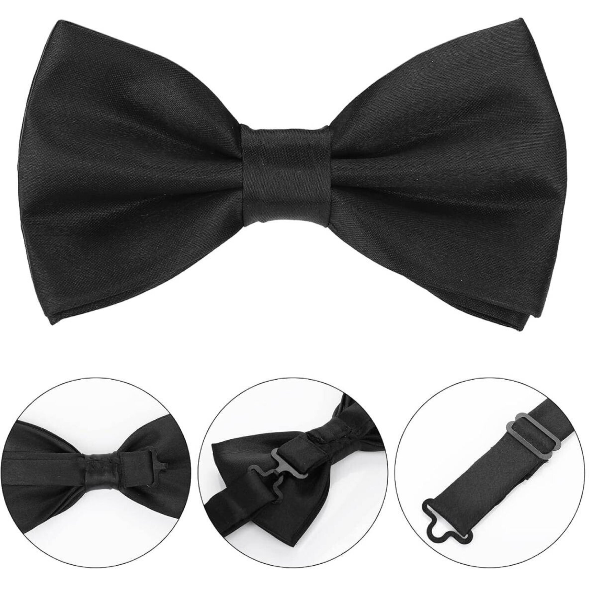 Disfraz Conejita Sexy con Máscara y Pajarita Vestido Corto Halloween negro - 6