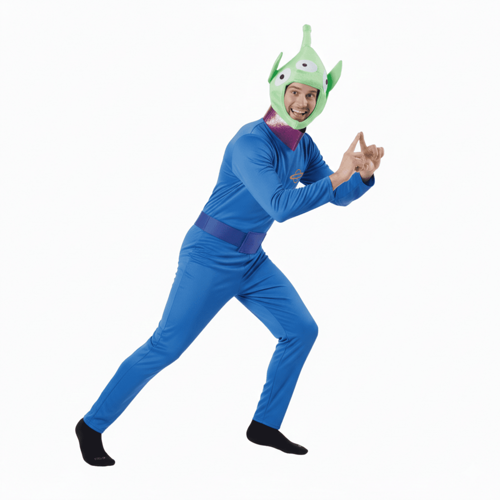 Disfraz Marciano Alien Toy Story Mono enterizo con Gorro Adulto Talla M-L-XL - 7