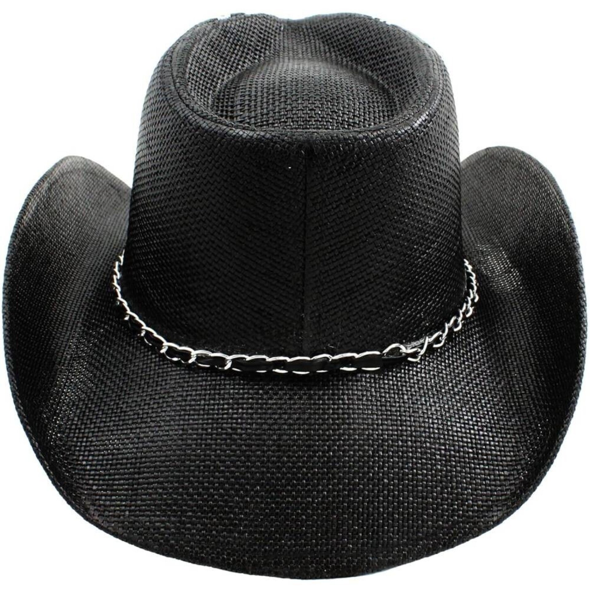 Sombrero Vaquero de Paja Estampado Unisex - Estilo Western Cowboy - Ala Ancha - 6