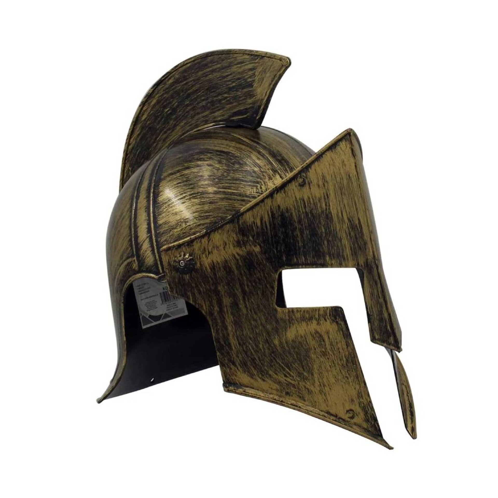 Casco Medieval Espartano Disfraz Romano de Gladiador Guerrero Adulto Talla Única - 7