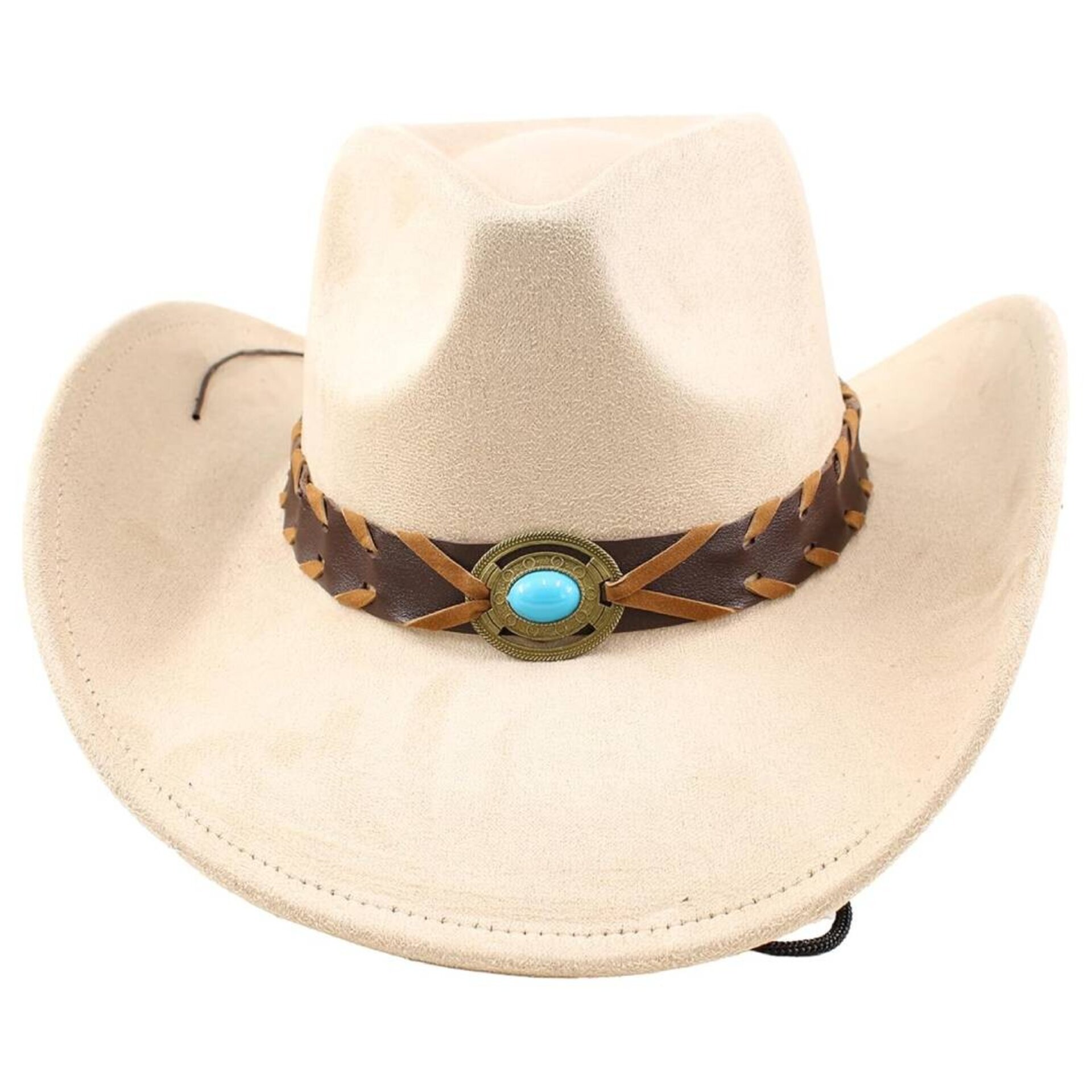 Sombrero Vaquero Cowboy Cowgirl Western Rodeo Unisex Blanco - 6