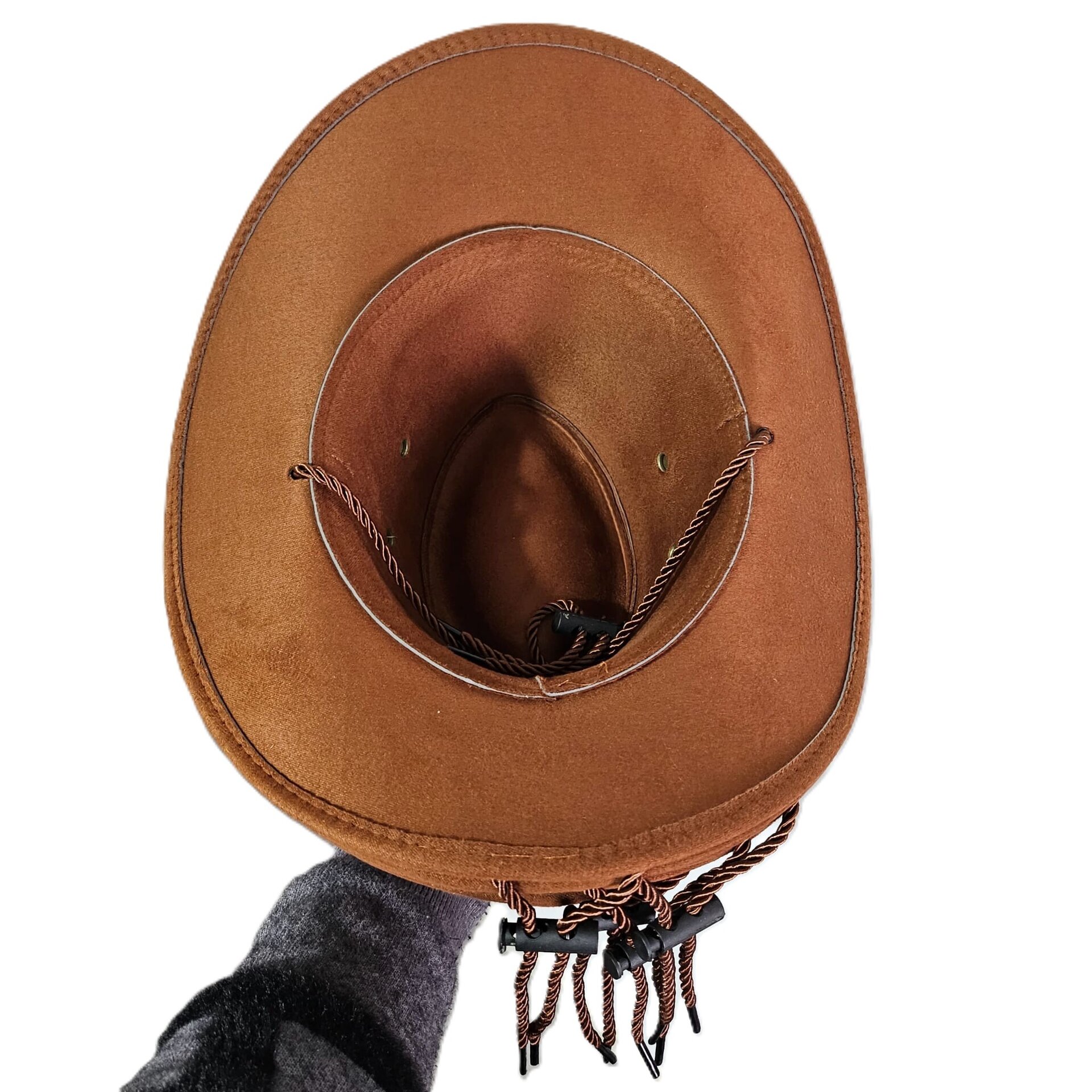 Sombrero Vaquero Cowboy con Chaleco y Bandana Pañuelo para Adulto Hombre Mujer - 9