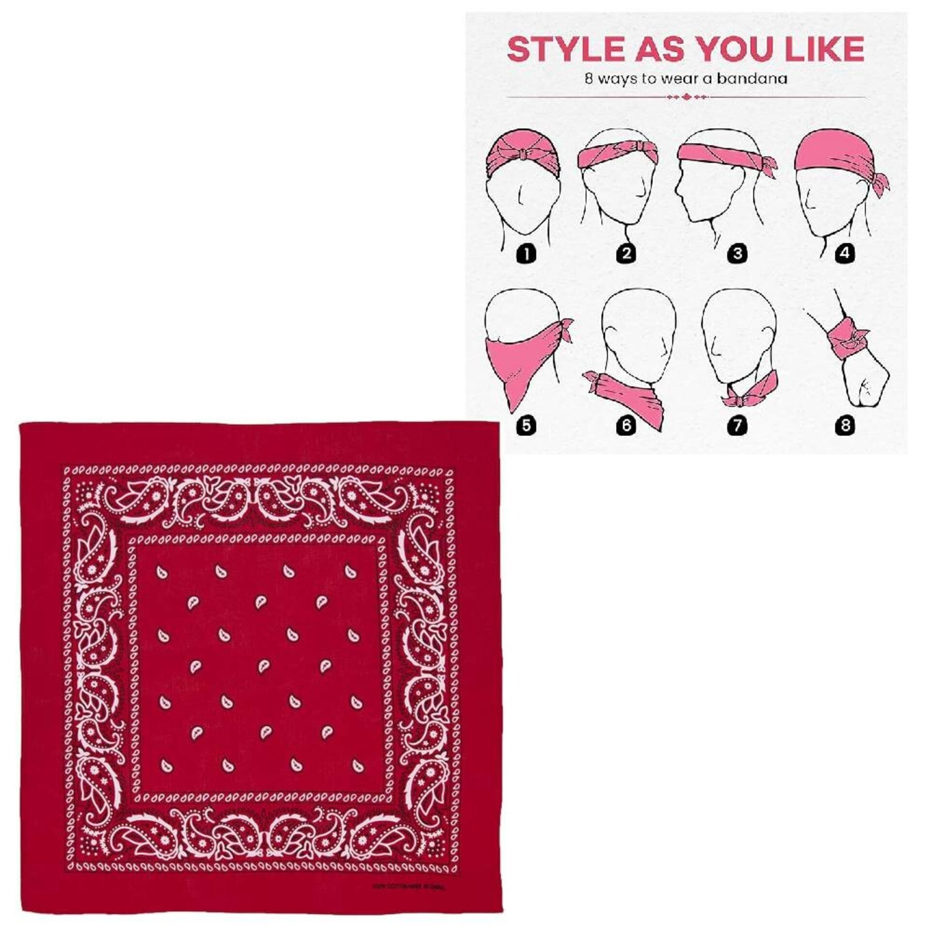 Sombrero Vaquero Cowboy con Chaleco y Bandana Pañuelo para Adulto Hombre Mujer - 6