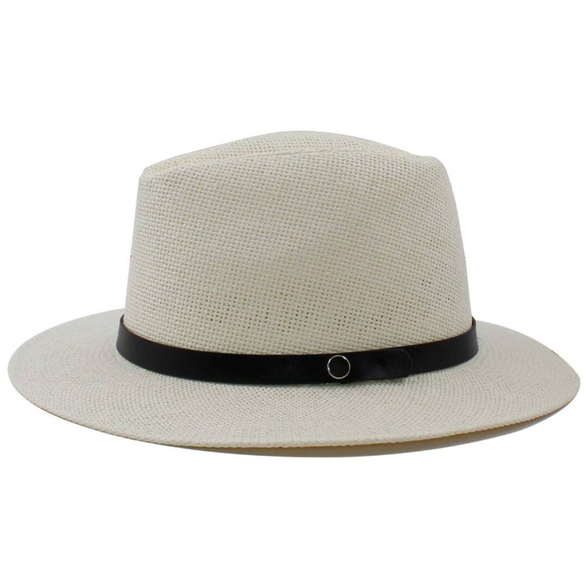 Sombrero Paja Panamá Crema Unisex Talla Adulto S/M - 2