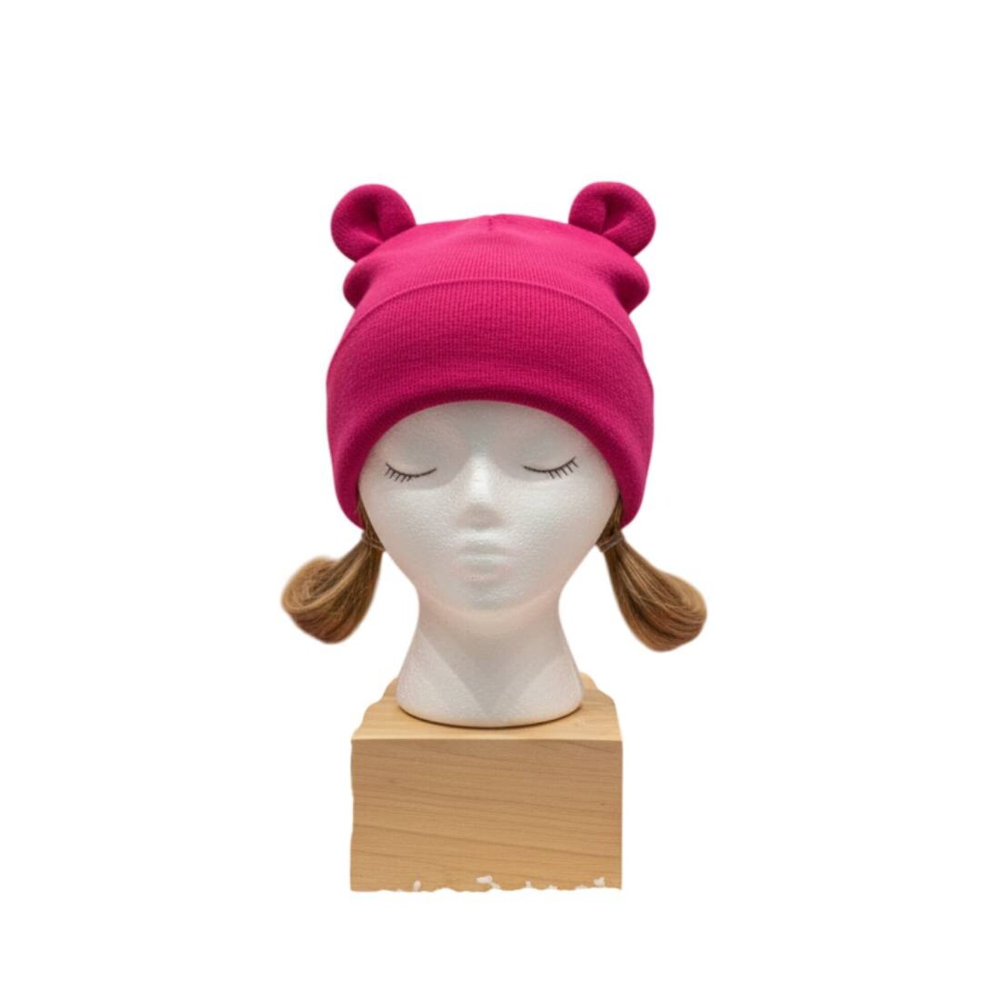 Gorro Fucsia polar para Invierno - Protege del frio - Niñas 3 a 12 años - 1