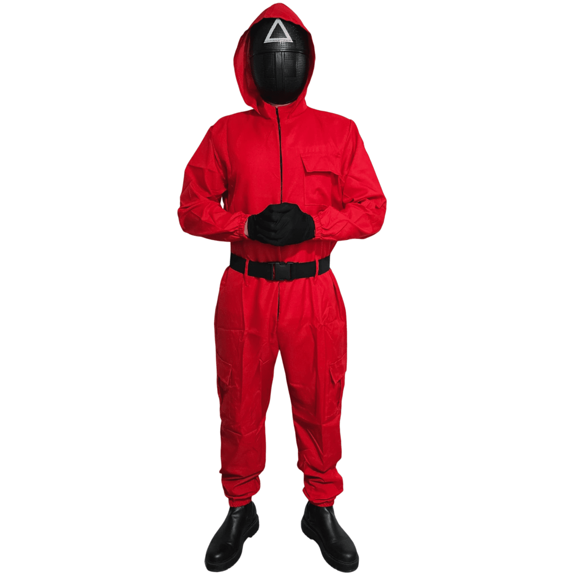 Disfraz Juego calamar Soldado Guardia Enmascarado Triangulo Squid Game Adulto - 8