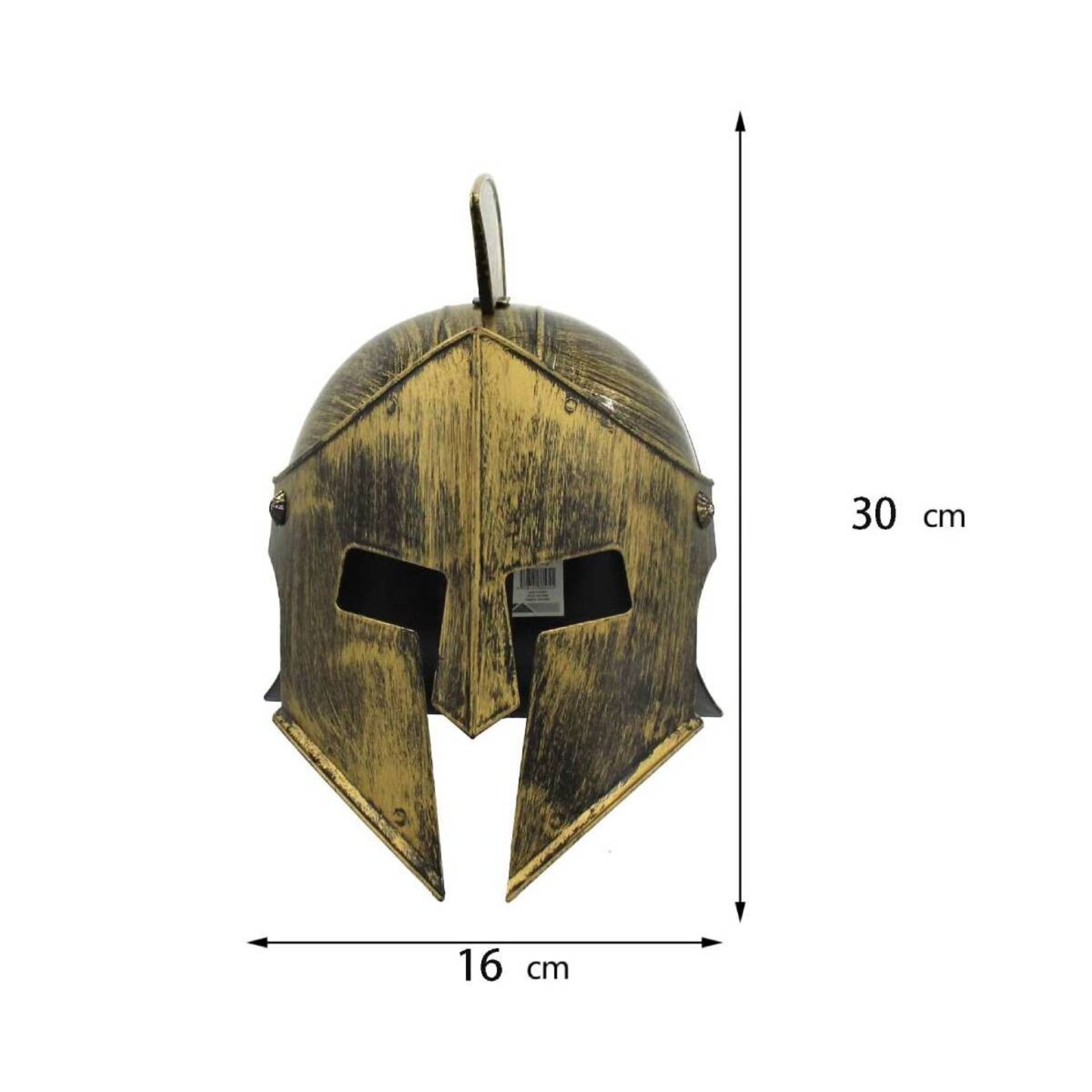 Casco Medieval Espartano Disfraz Romano de Gladiador Guerrero Adulto Talla Única - 9