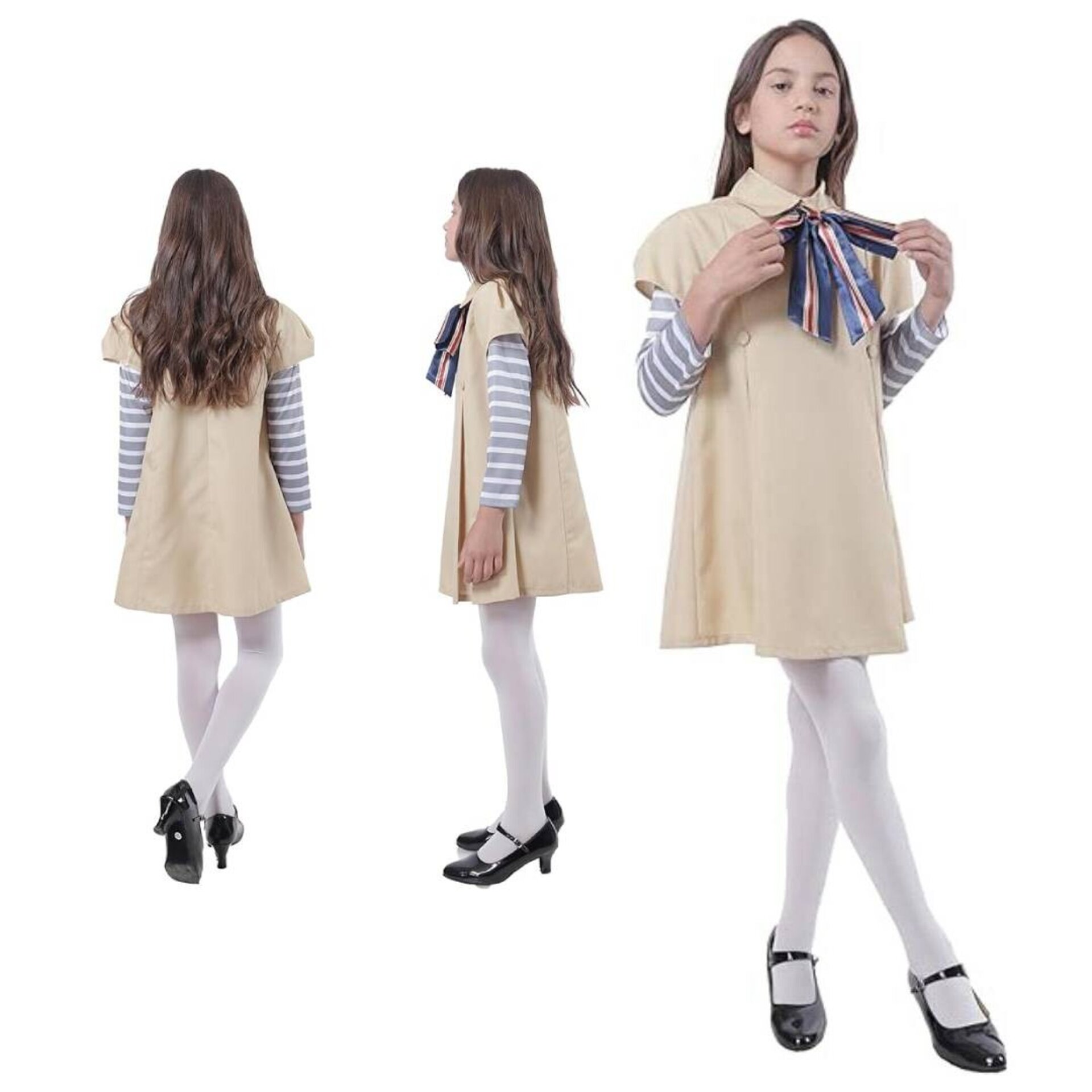 Disfraz M3gan Muñeca del Terror Vestido Megan para Niñas Talla 3-12 años - 2