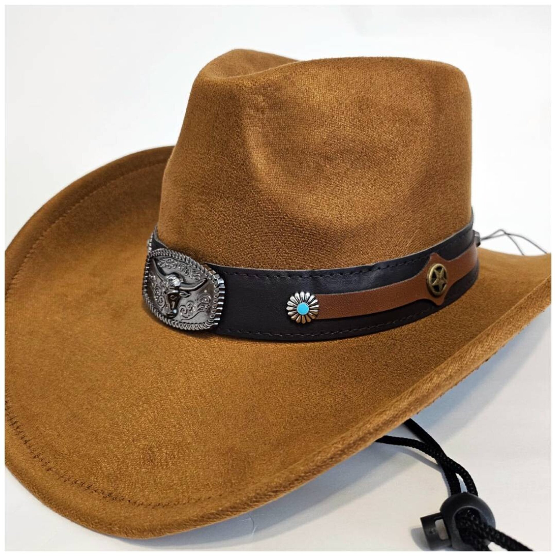 Sombrero Cowboy Vaquero Clásico Western Original para Adulto 58-59CM - 2