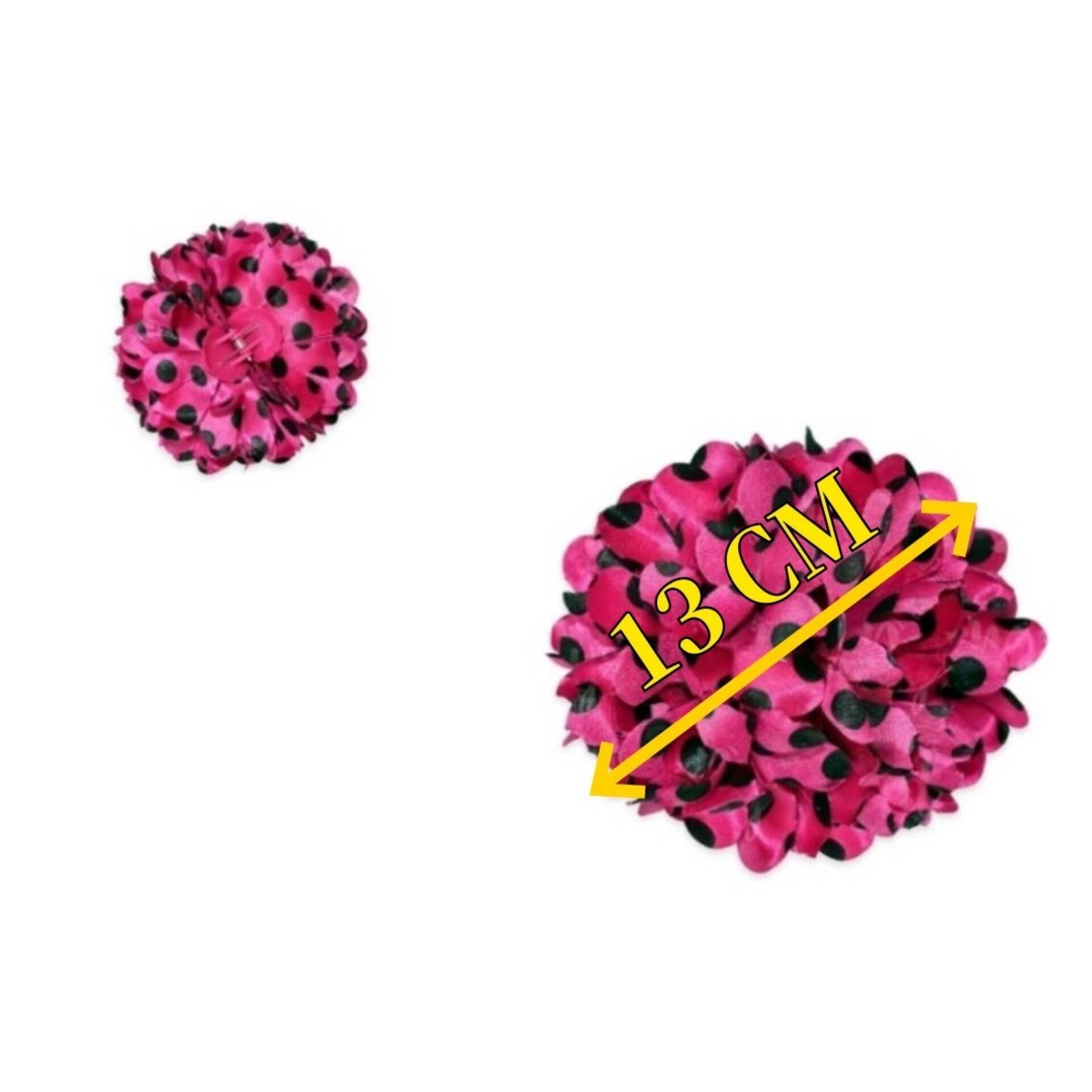 Disfraz de Flamenca Sevillana Mujer Negro y Fucsia con Lunares | Vestido Español - 8