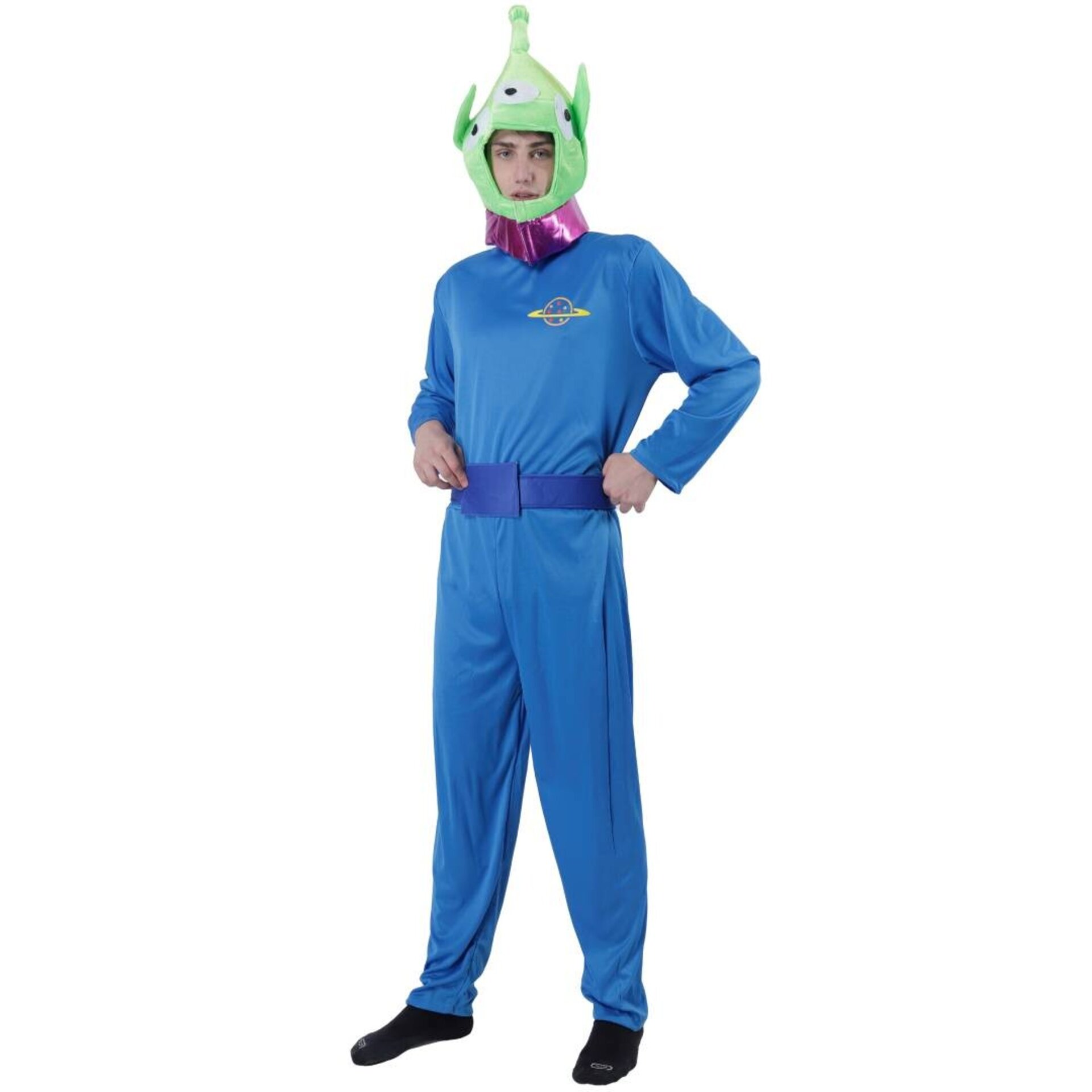 Disfraz Marciano Alien Toy Story Mono enterizo con Gorro Adulto Talla M-L-XL - 5