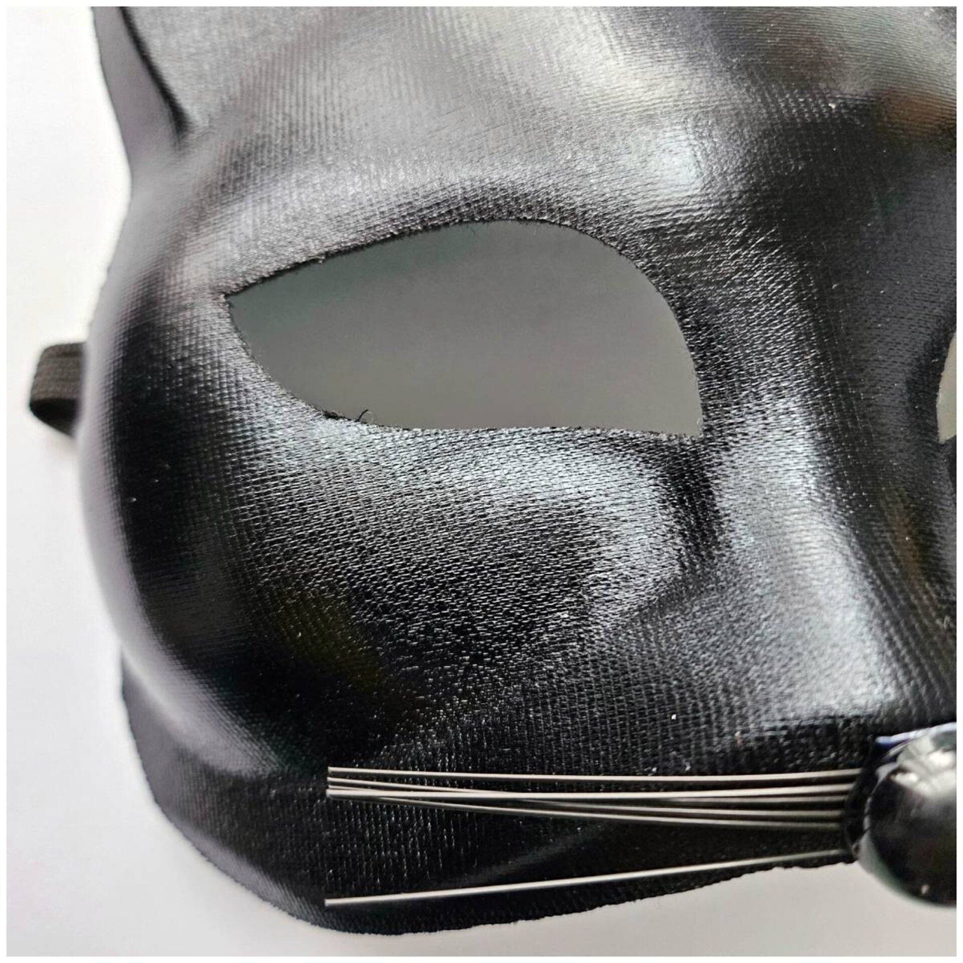 Máscara de Gata Sexy Gato negro Catwoman Talla única Ajustable Mujer - 3