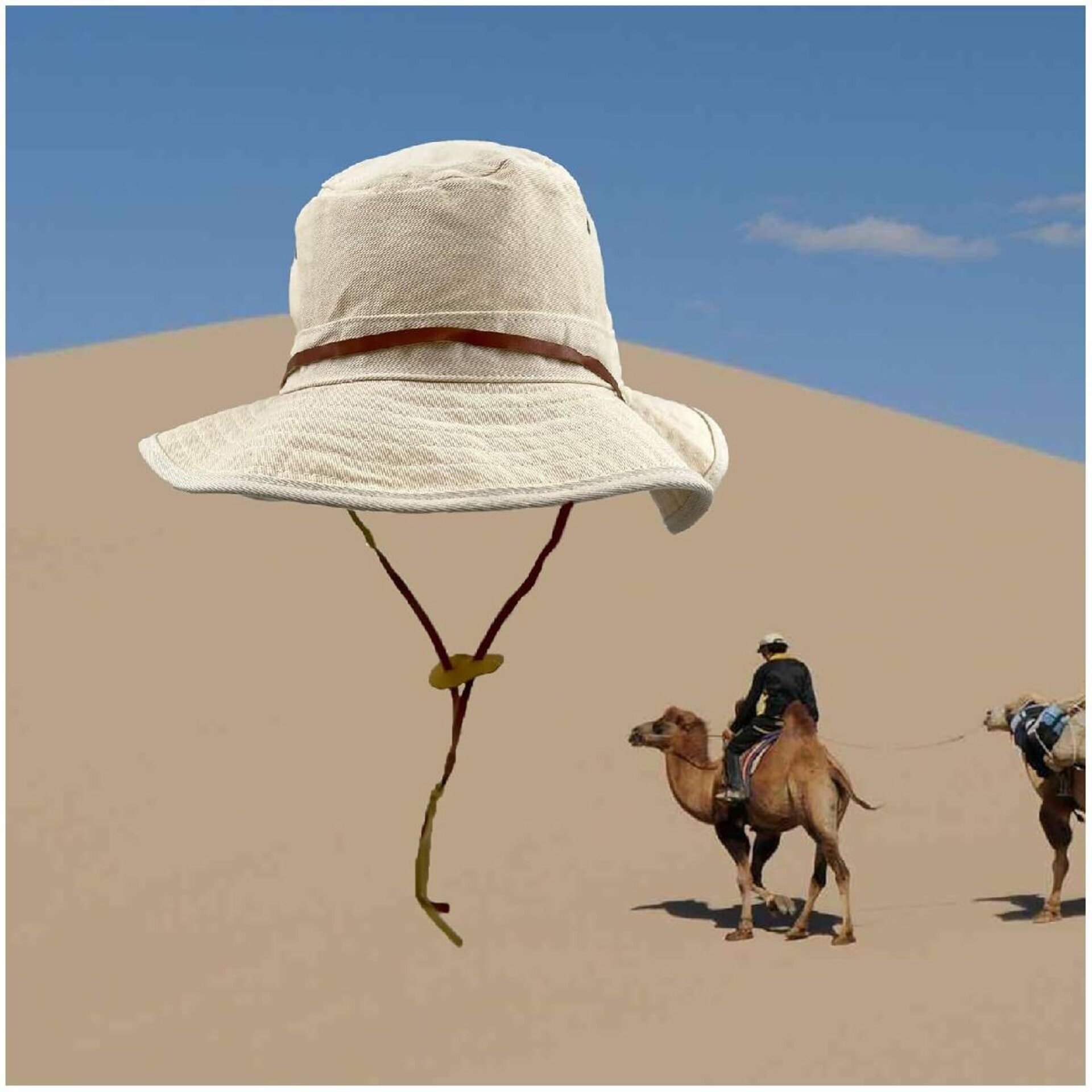 Sombrero Pescador Gorro Algodón Unisex, protección Solar, Senderismo Safari - 3