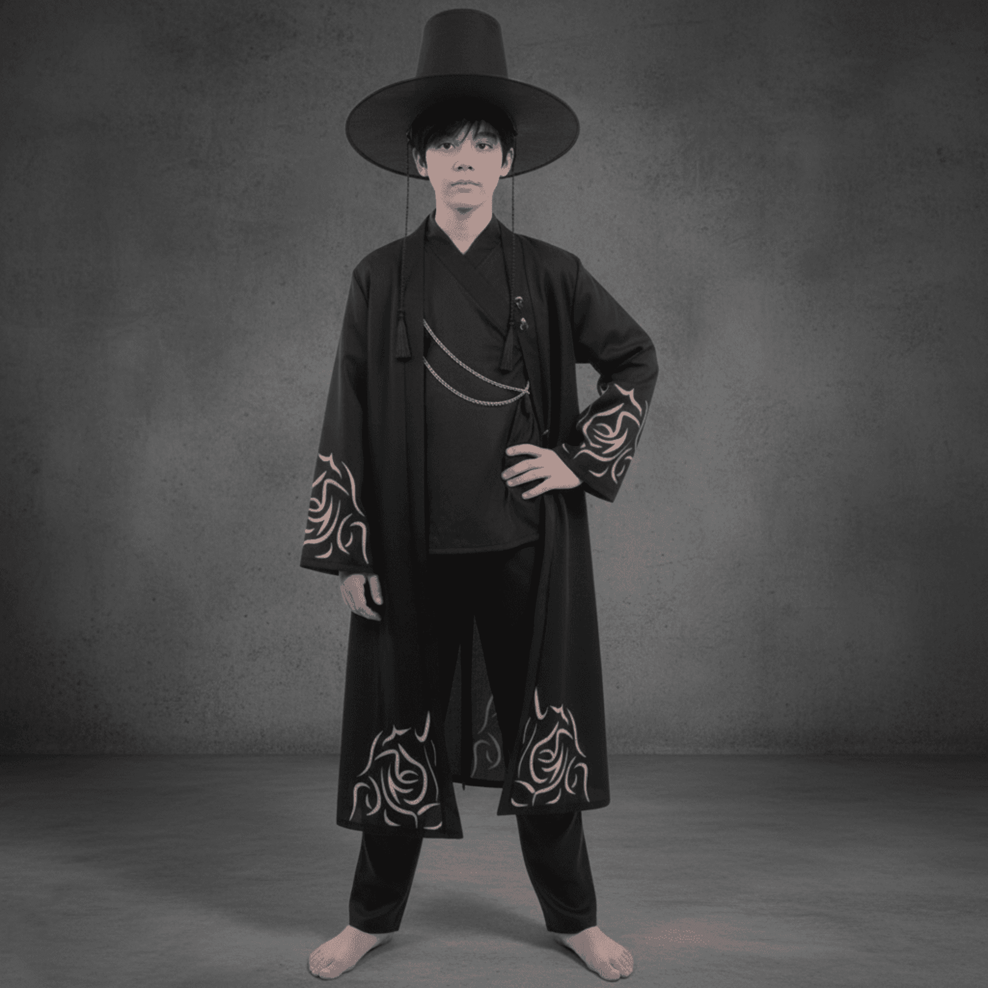 Disfraz Jinu Saja - K-Pop Demon Hunters -Traje Saja Boys - Talla 4-12 años - 2
