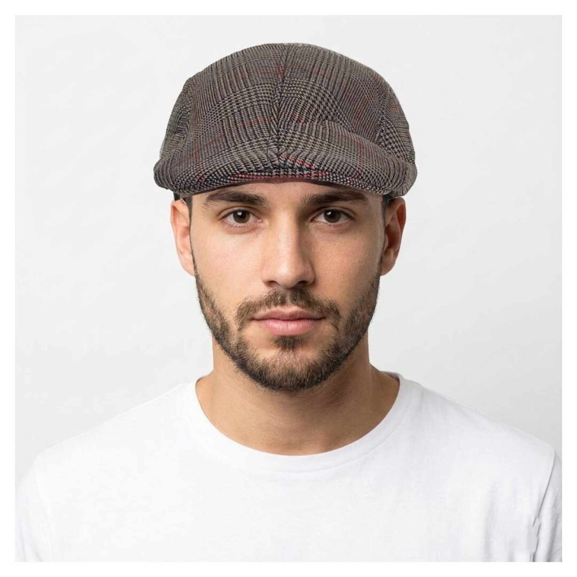 Boina Inglesa Hombre | Flat Cap Newsboy | Talla Única Ajustable - 4