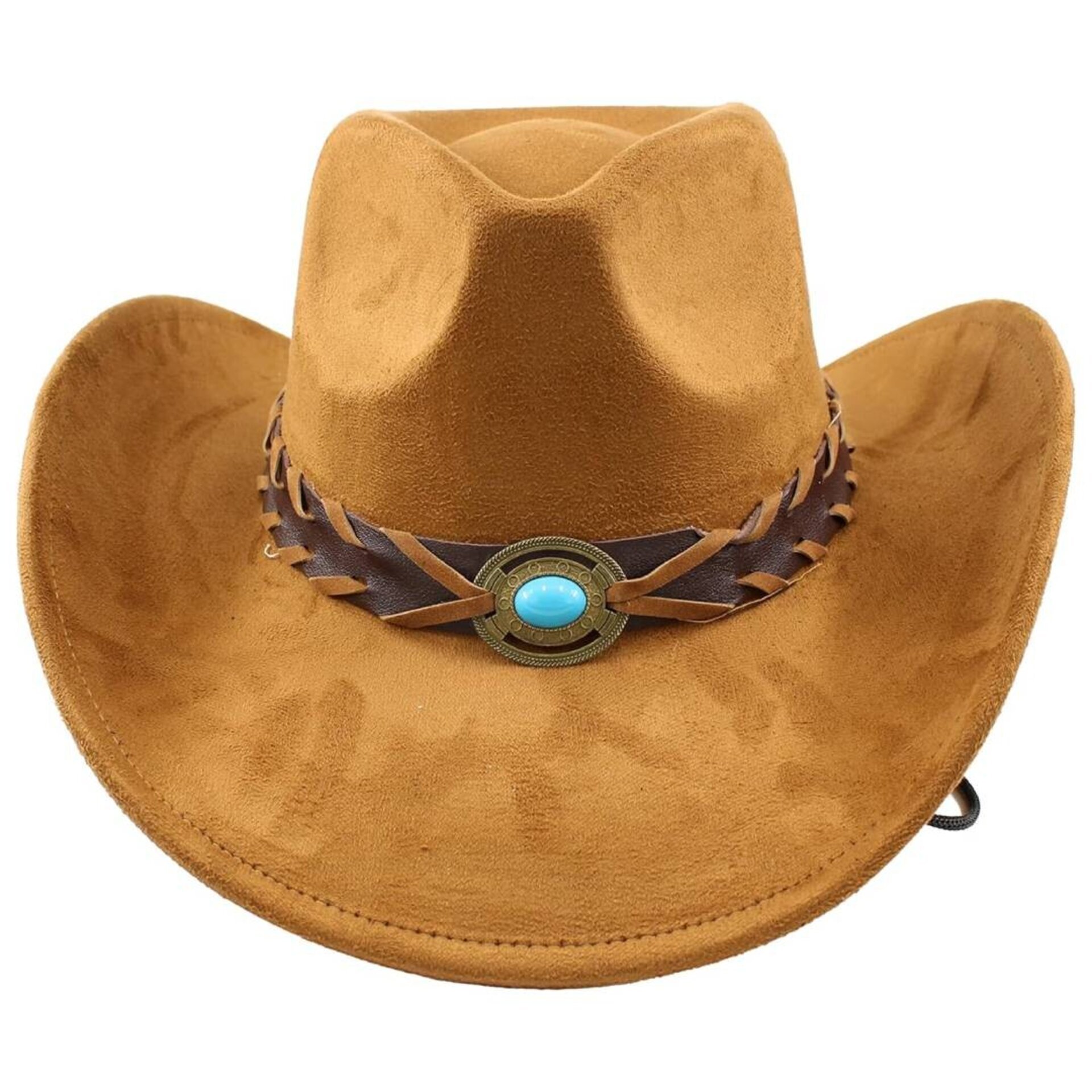 Sombrero Vaquero Cowboy Cowgirl Western Rodeo Unisex para adulto Beige - 2