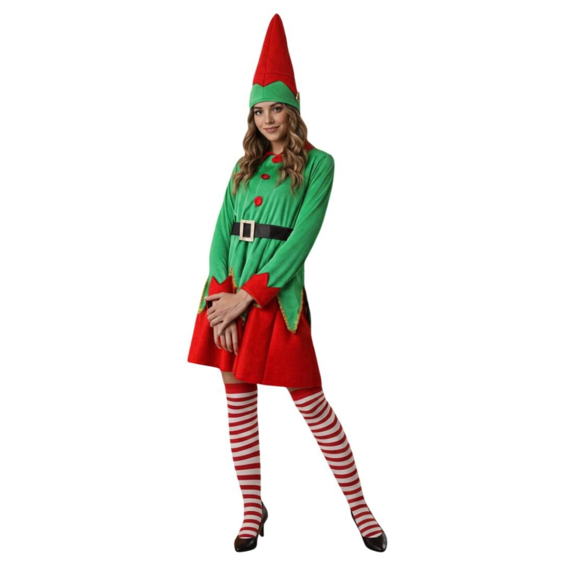 Disfraz de Elfa Navideña para Mujer - Vestido Duende Sexy | Fiesta Navidad - 2