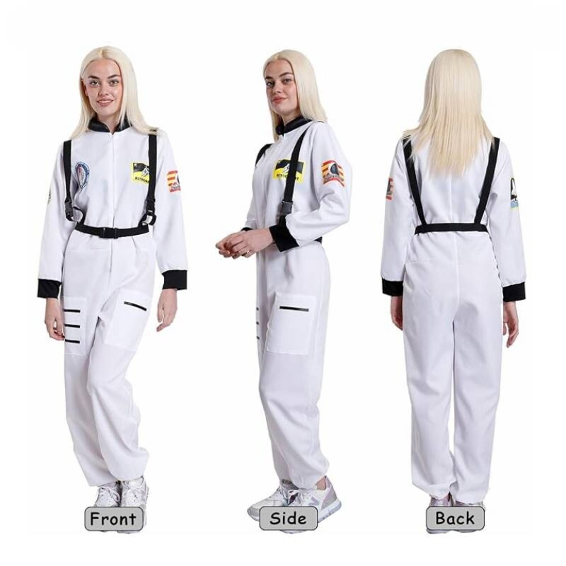 Disfraz Astronauta Mujer Traje Espacial para Adulto Fiesta Halloween Carnaval - 2