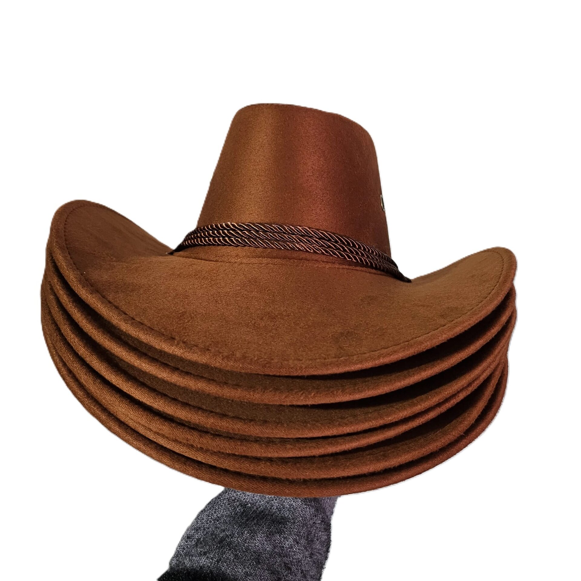 Sombrero Vaquero Cowboy con Chaleco y Bandana Pañuelo para Adulto Hombre Mujer - 7
