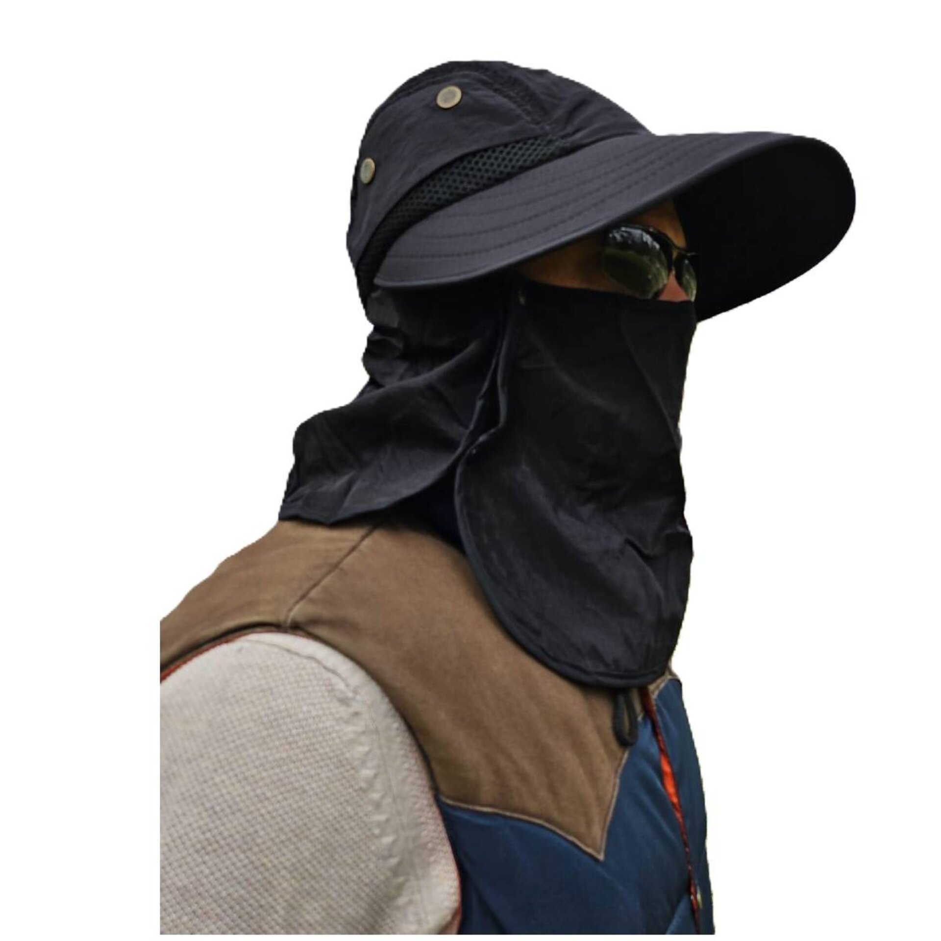 Sombrero de Pescador Desmontable Unisex para Camping Senderismo Montaña Safari - 20