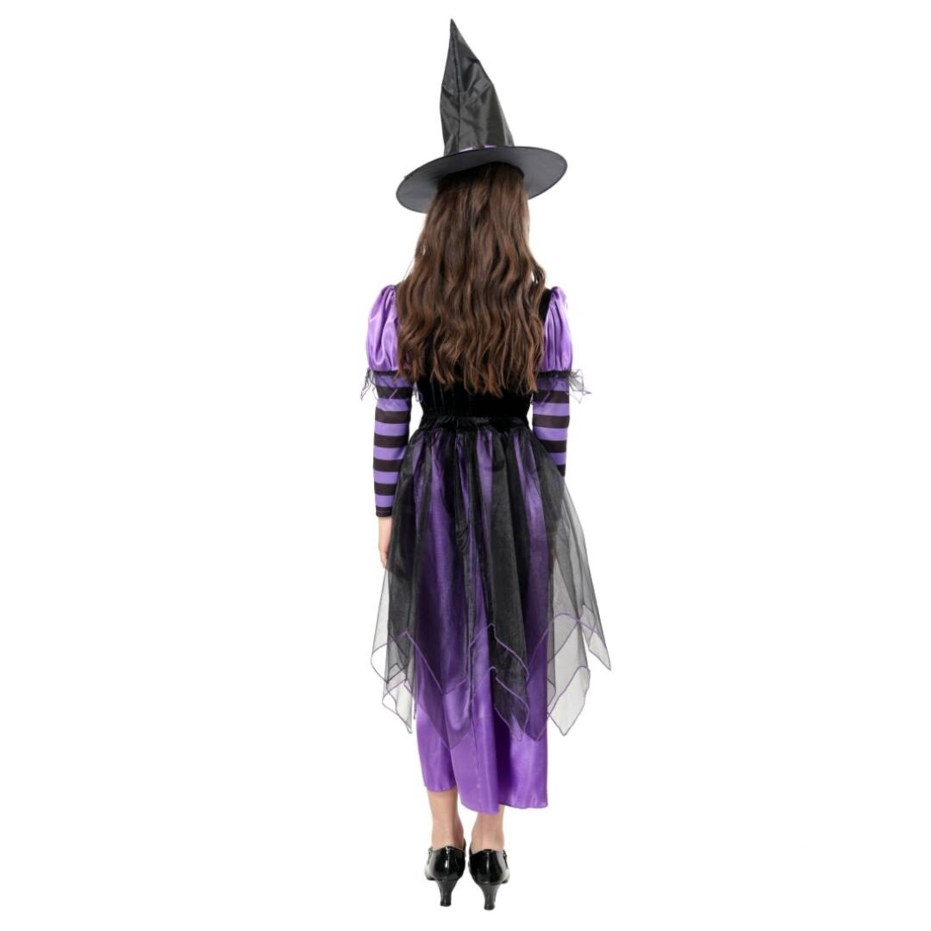 Disfraz Hechicera Bruja Niñas. Incluye Vestido y Sombrero. Tallas 3-12 Años - 2