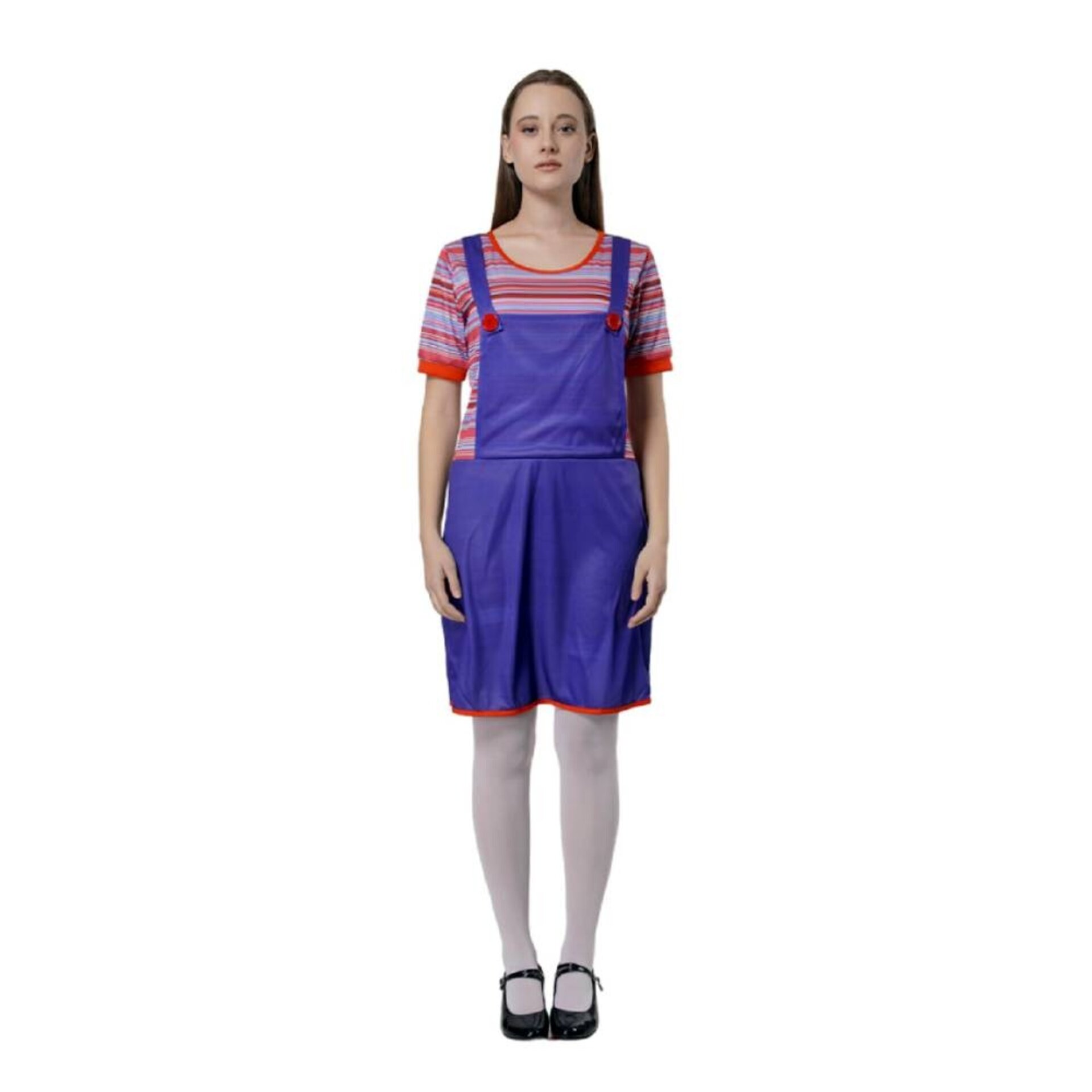 Disfraz Muñeca Malvada Vestido Mujer Adulta la Novia de Chucky Terror Halloween - 4