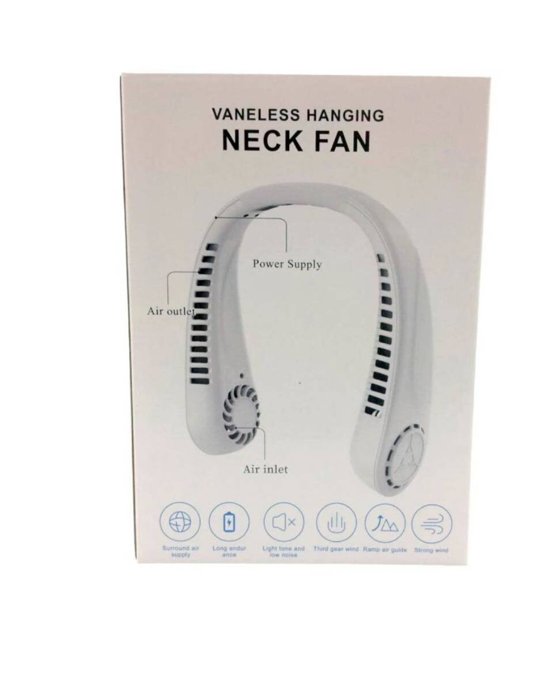 Ventilador Portátil para el Cuello Neck Fan 3 Velocidades Recargable con USB - 9